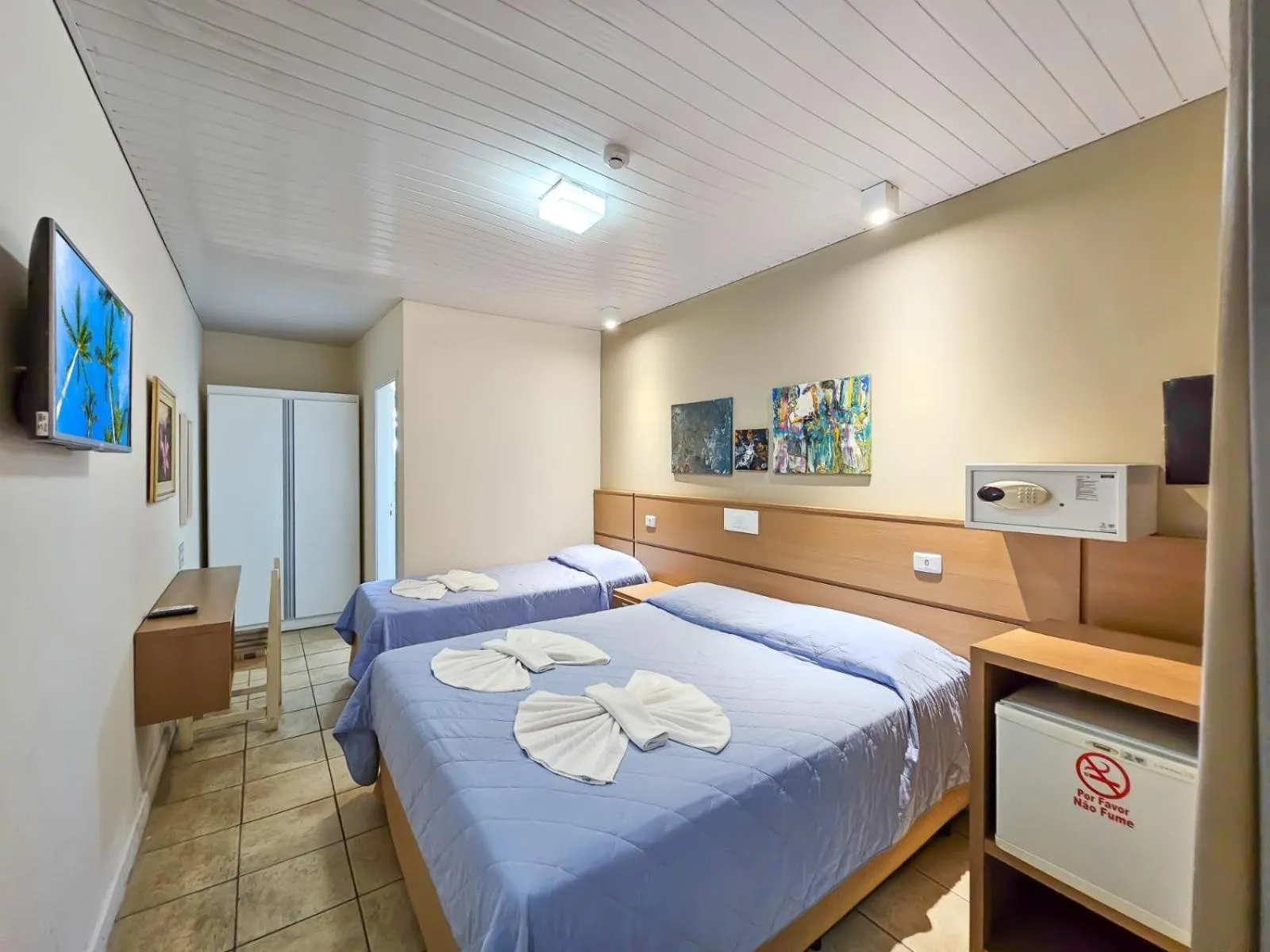 Bed in Hotel Paraíso das Águas Bonito