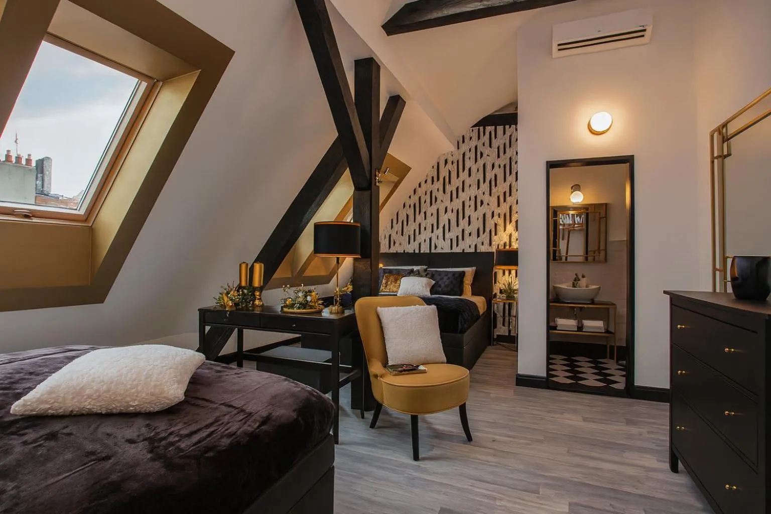 Bedroom in Golden Prague Rooms