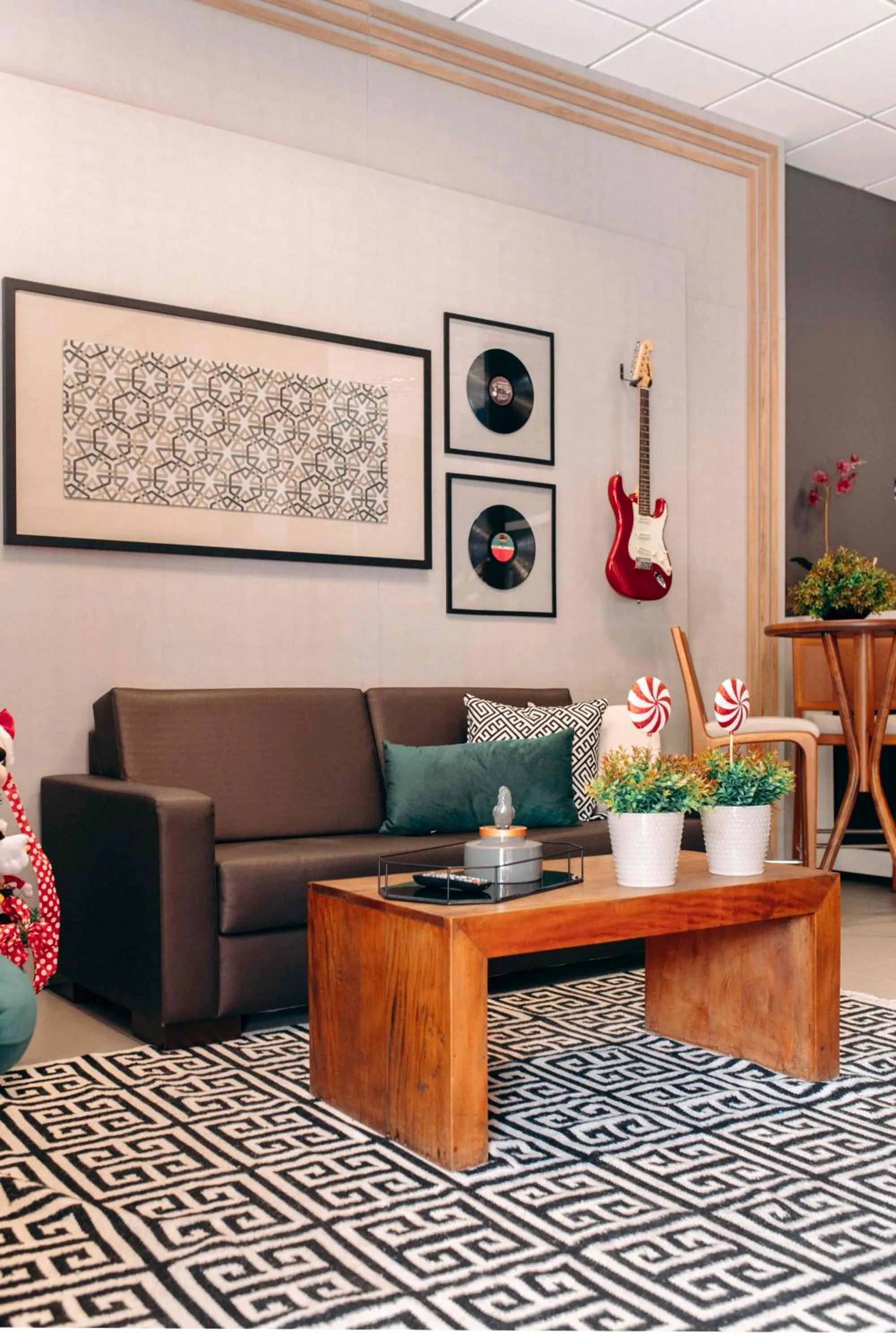 Communal lounge/ TV room in Tri Hotel Smart Criciuma