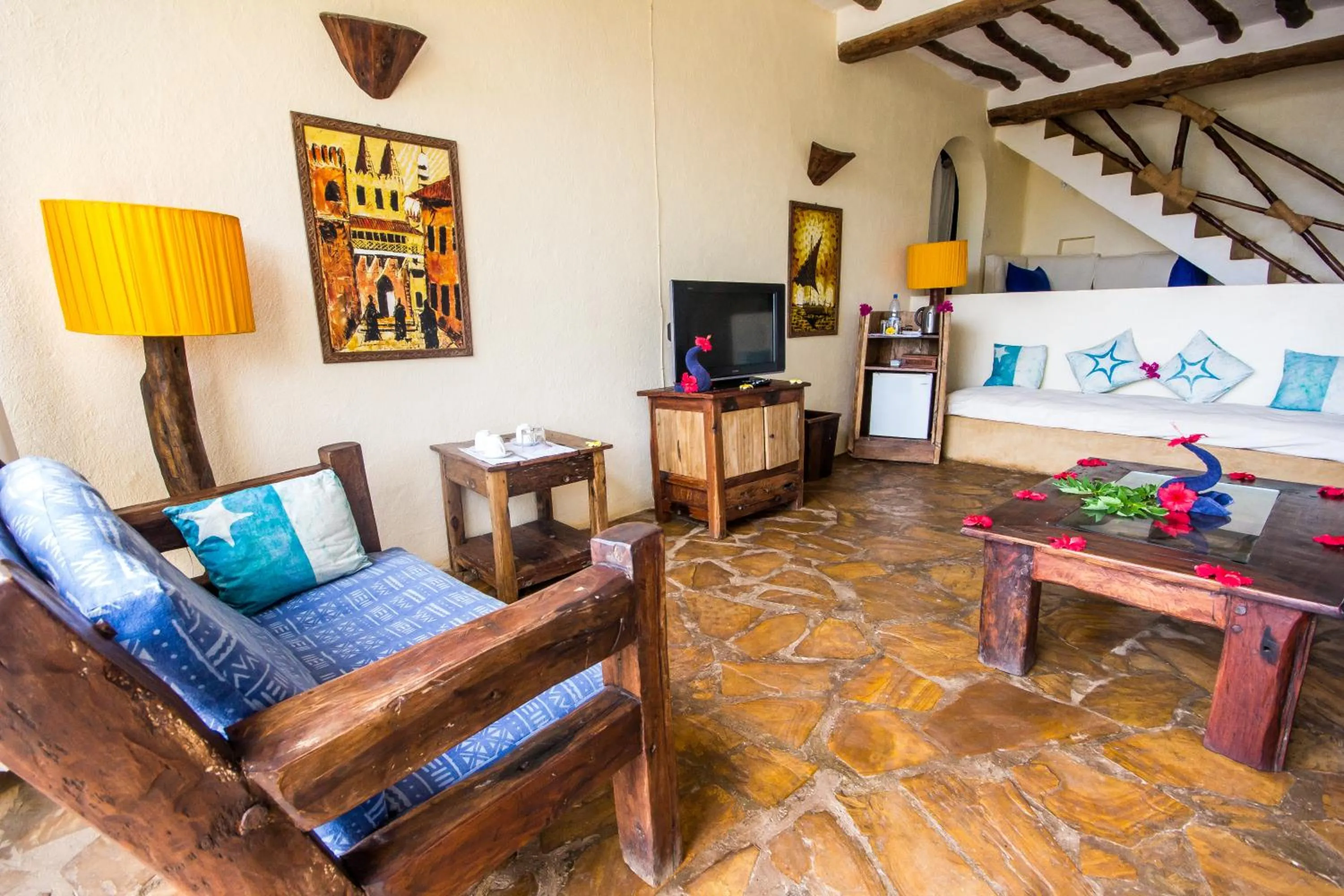 Living room in The Zanzibari