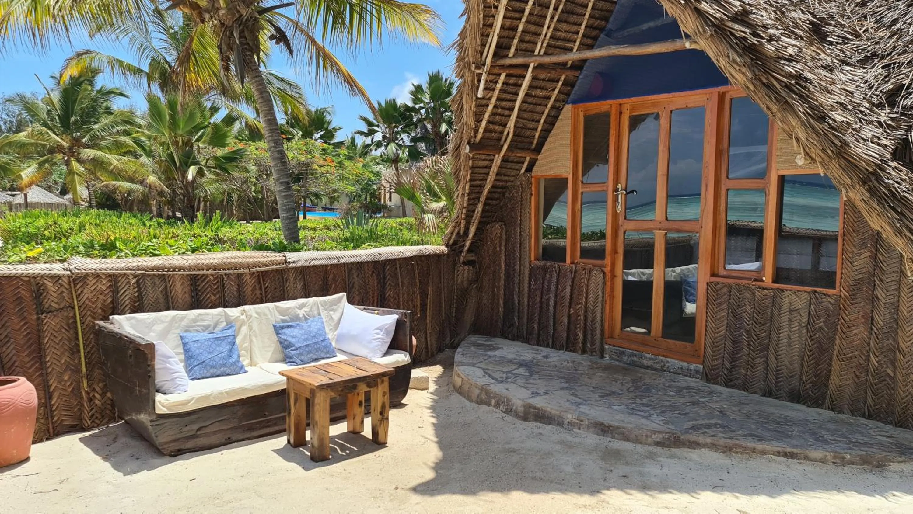 Patio in The Zanzibari