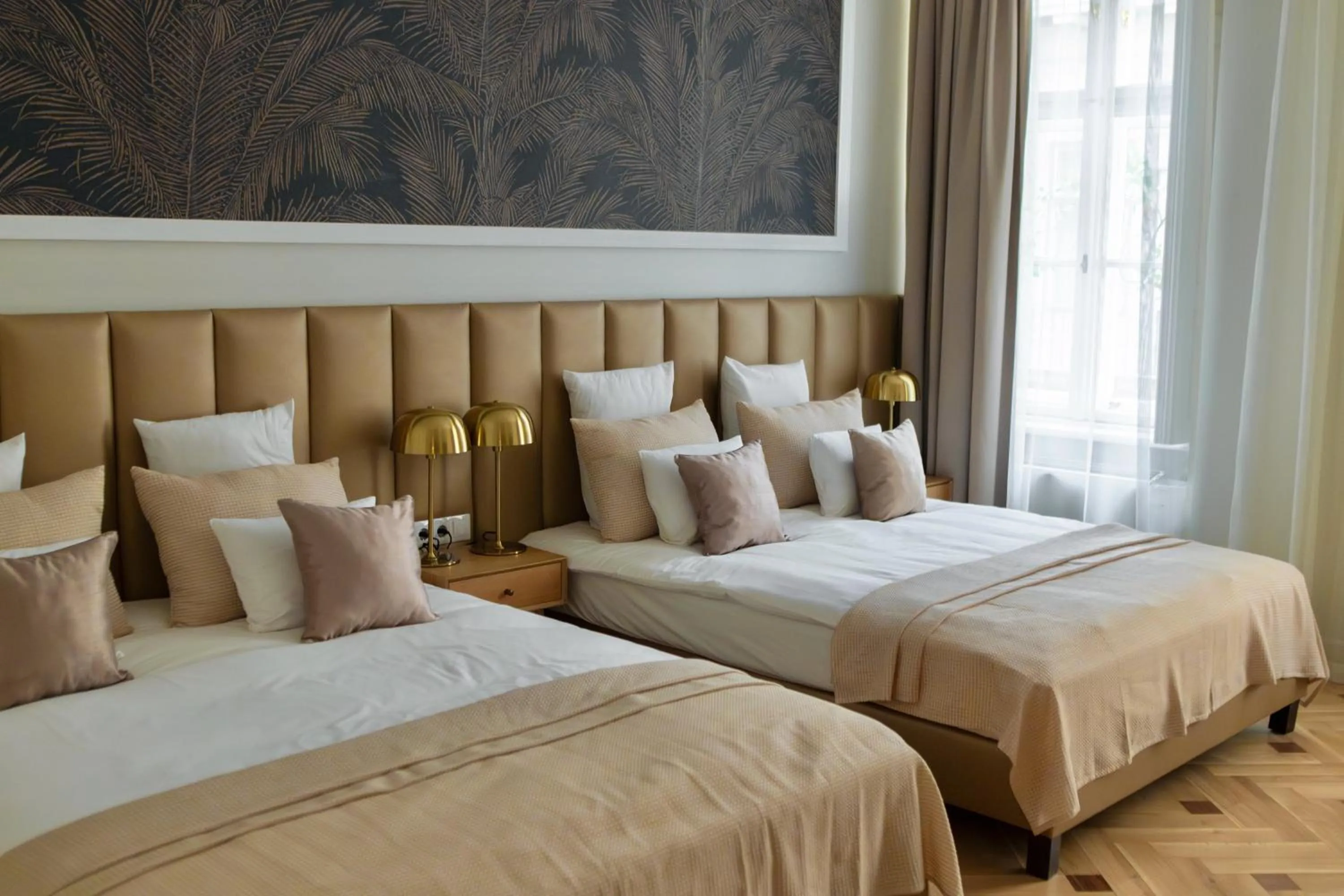 Bed in Harmonia Palace - Luxury Apartments