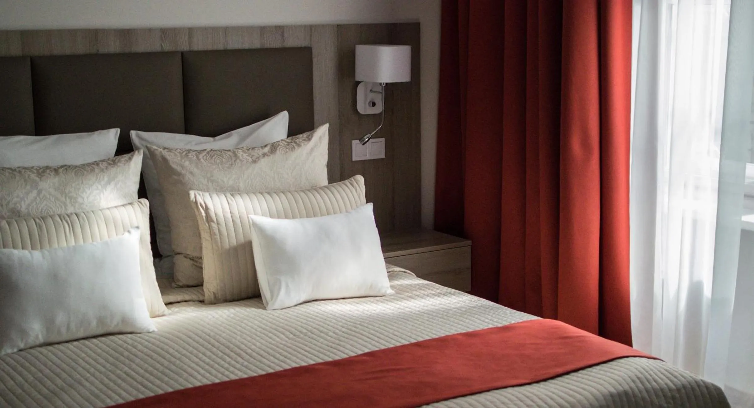 Bed in Harmonia Palace - Luxury Apartments