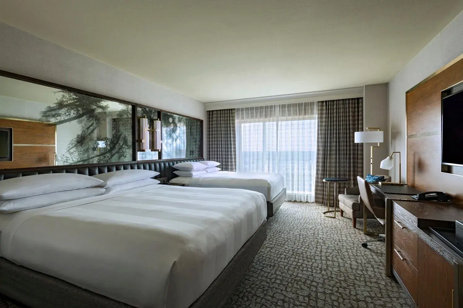 Club Queen Room with Two Queen Beds - Club Lounge Access in The Woodlands Waterway Marriott Hotel and Convention Center Club Queen Room with Two Queen Beds - Club Lounge Access in The Woodlands Waterway Marriott Hotel and Convention Center