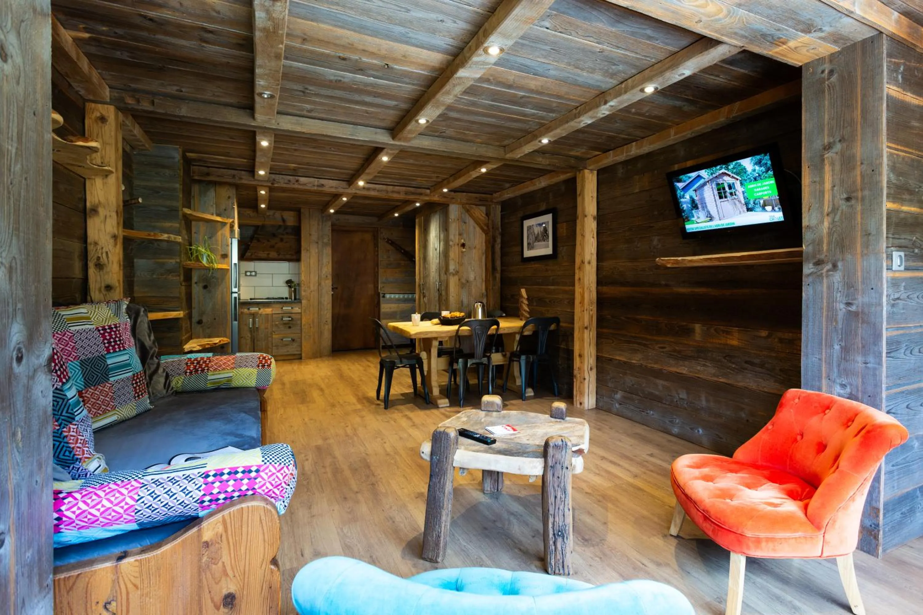 Living room in Le Couarôge Chalets et Appartements