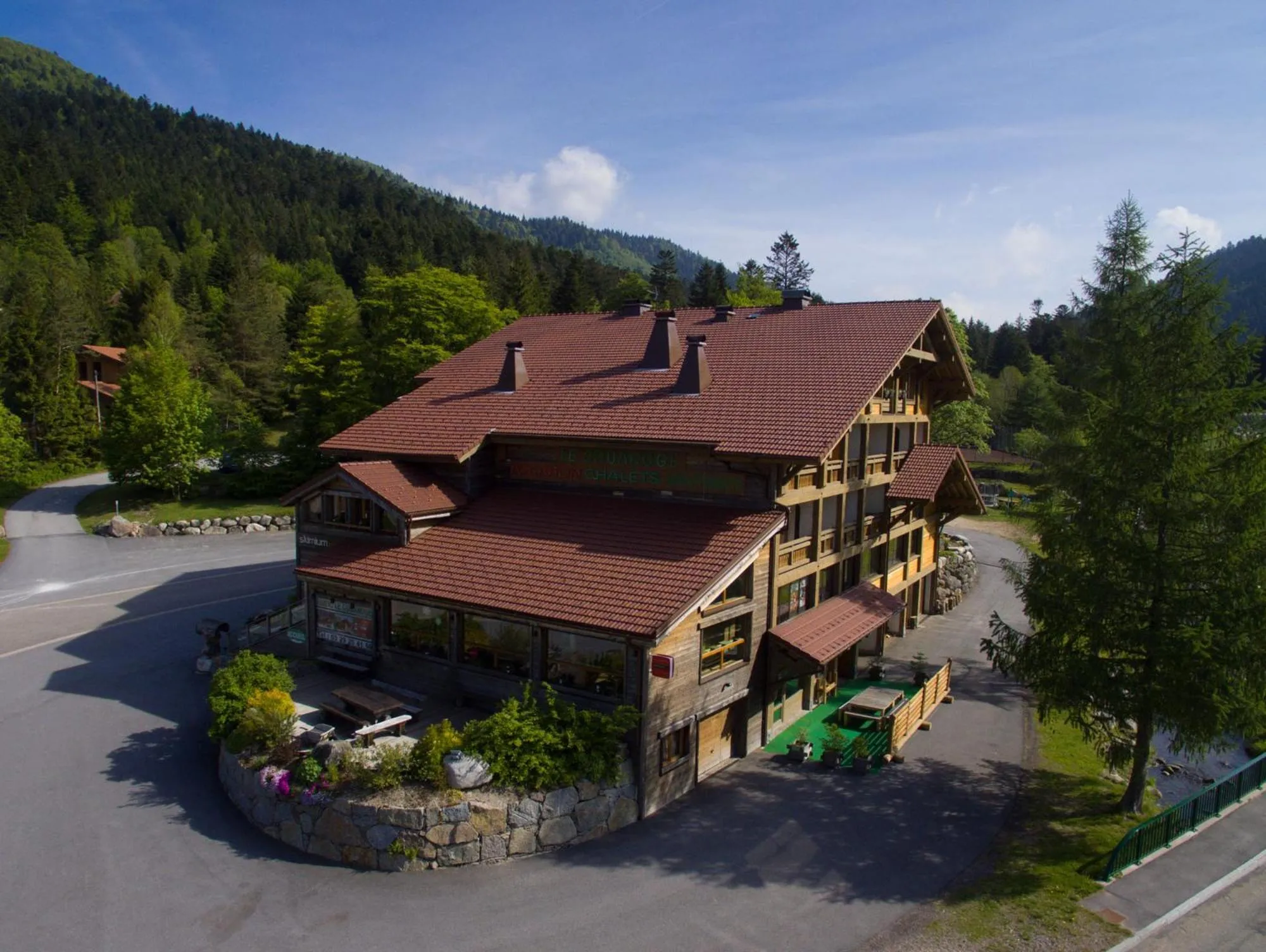 Patio in Le Couarôge Chalets et Appartements