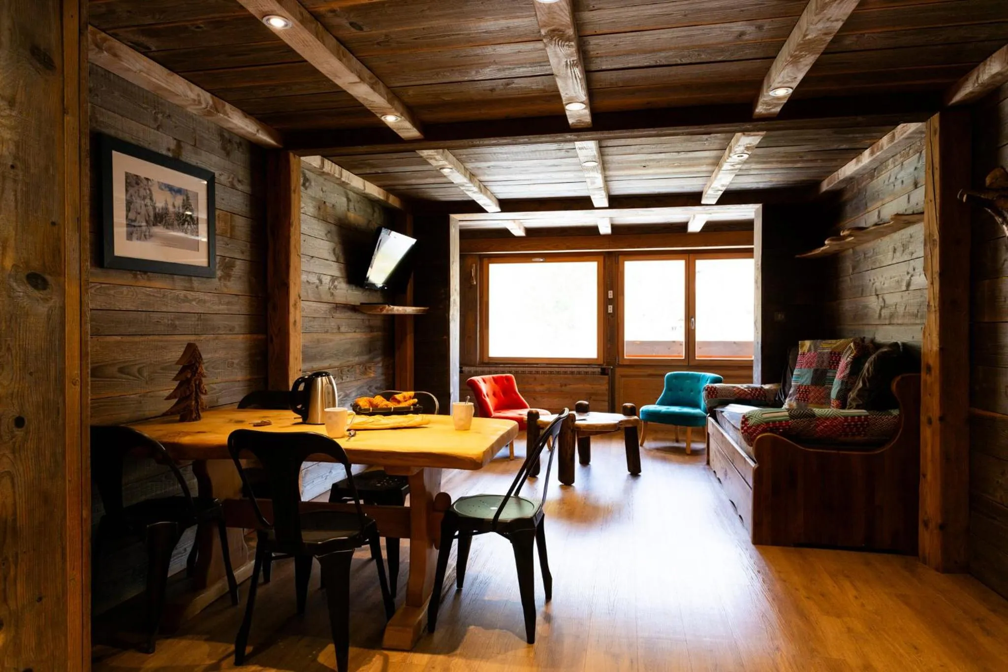 Living room in Le Couarôge Chalets et Appartements