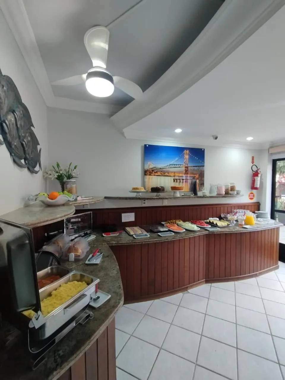 Buffet breakfast in Gentil Hotel