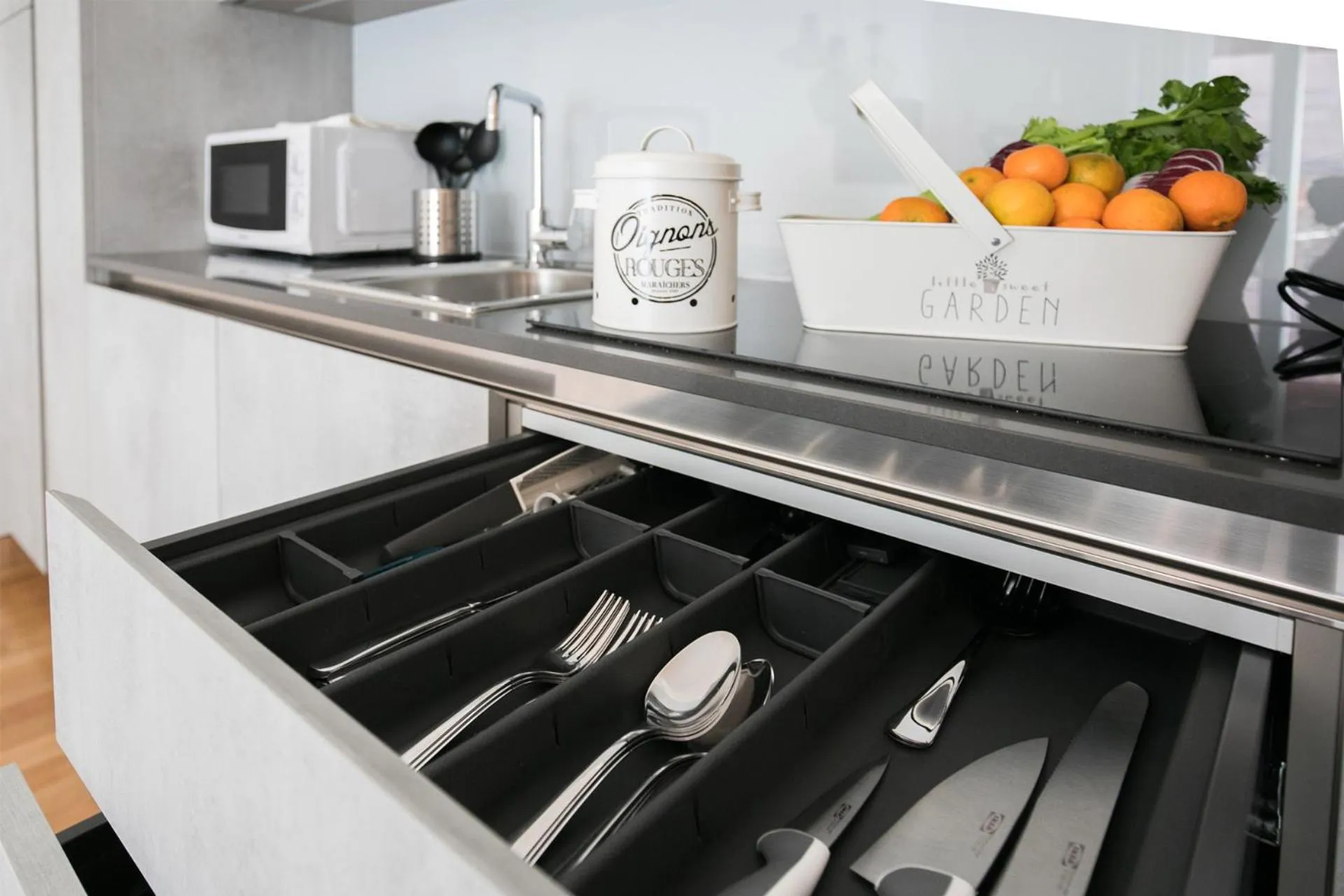 Kitchen or kitchenette in Residence le Porte