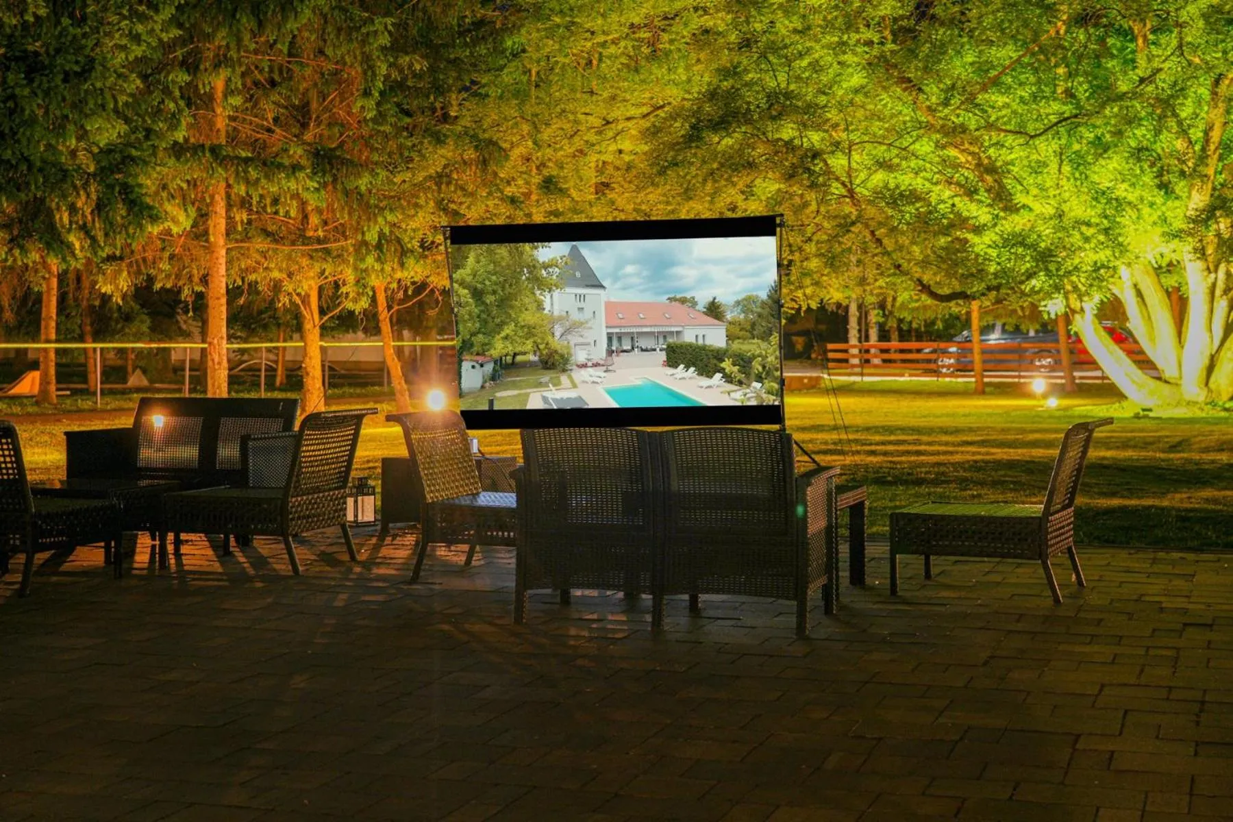 Garden in Herczeg Udvarház Poroszló