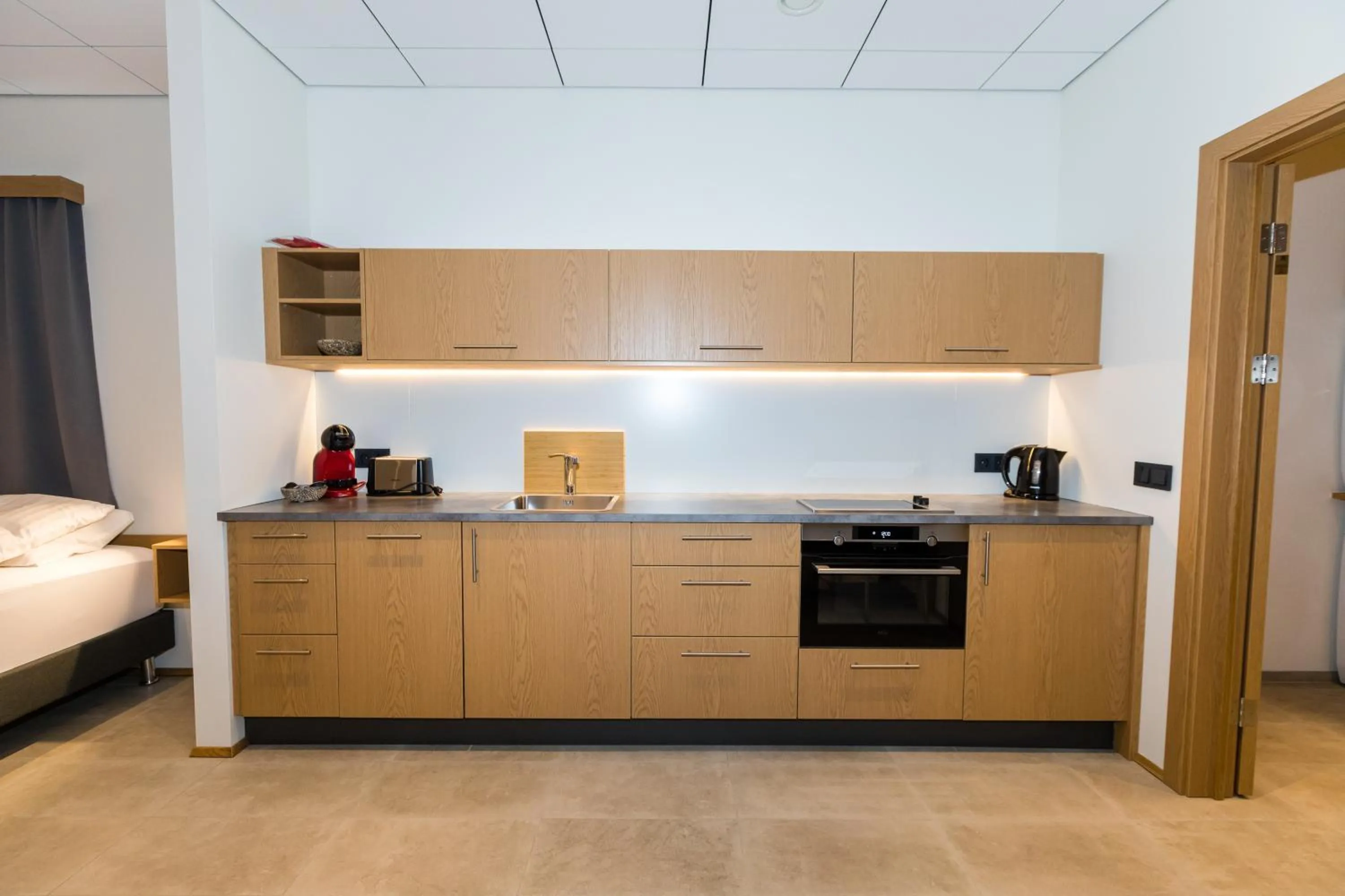 Bed in Hrimland Apartments