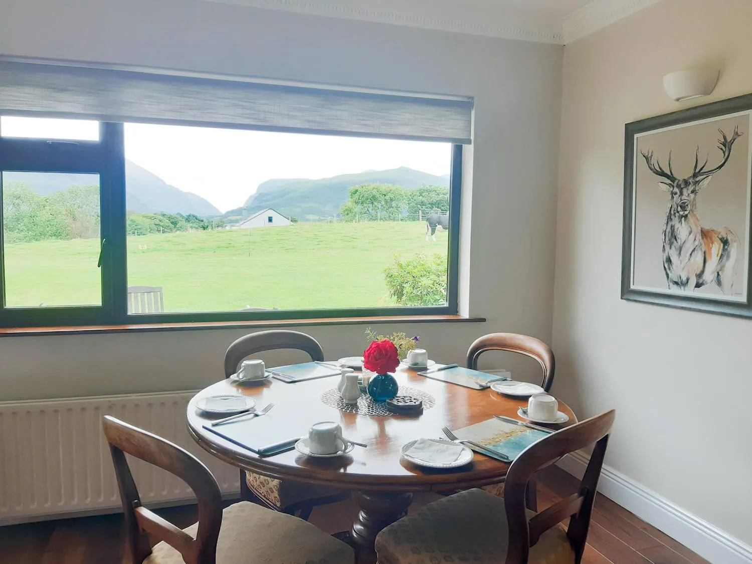 Dining area in Inveraray Farm