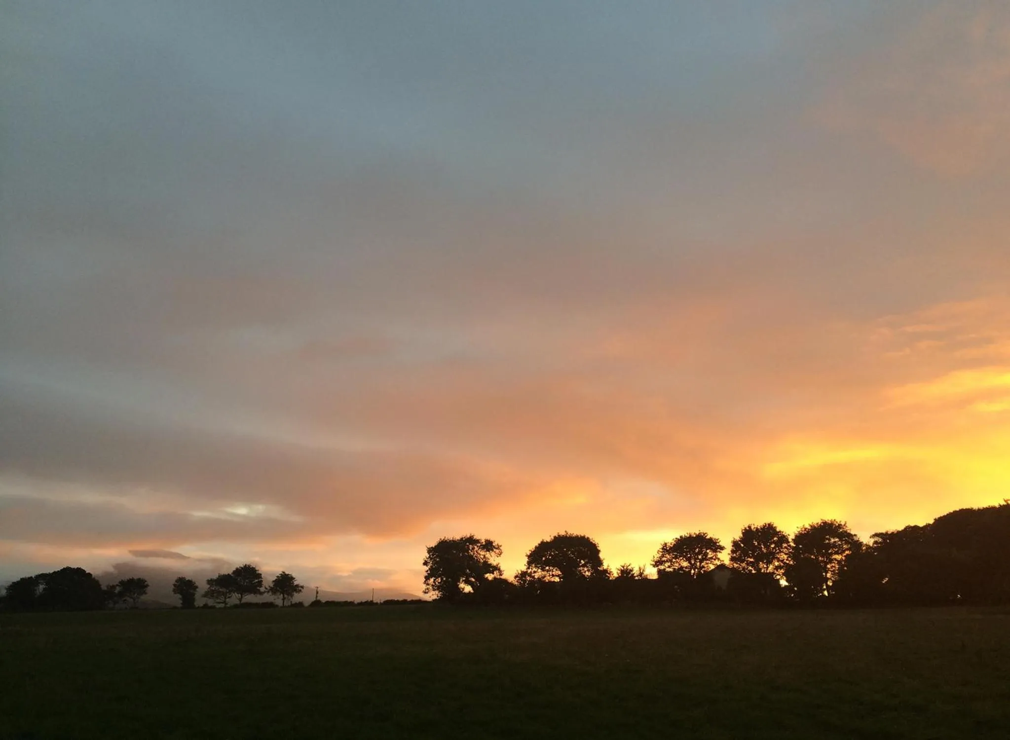 Natural landscape in Inveraray Farm