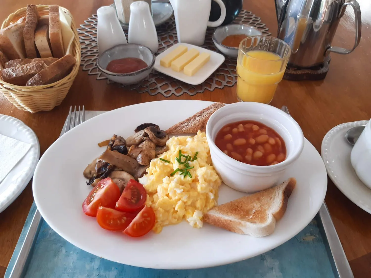 Dining area in Inveraray Farm