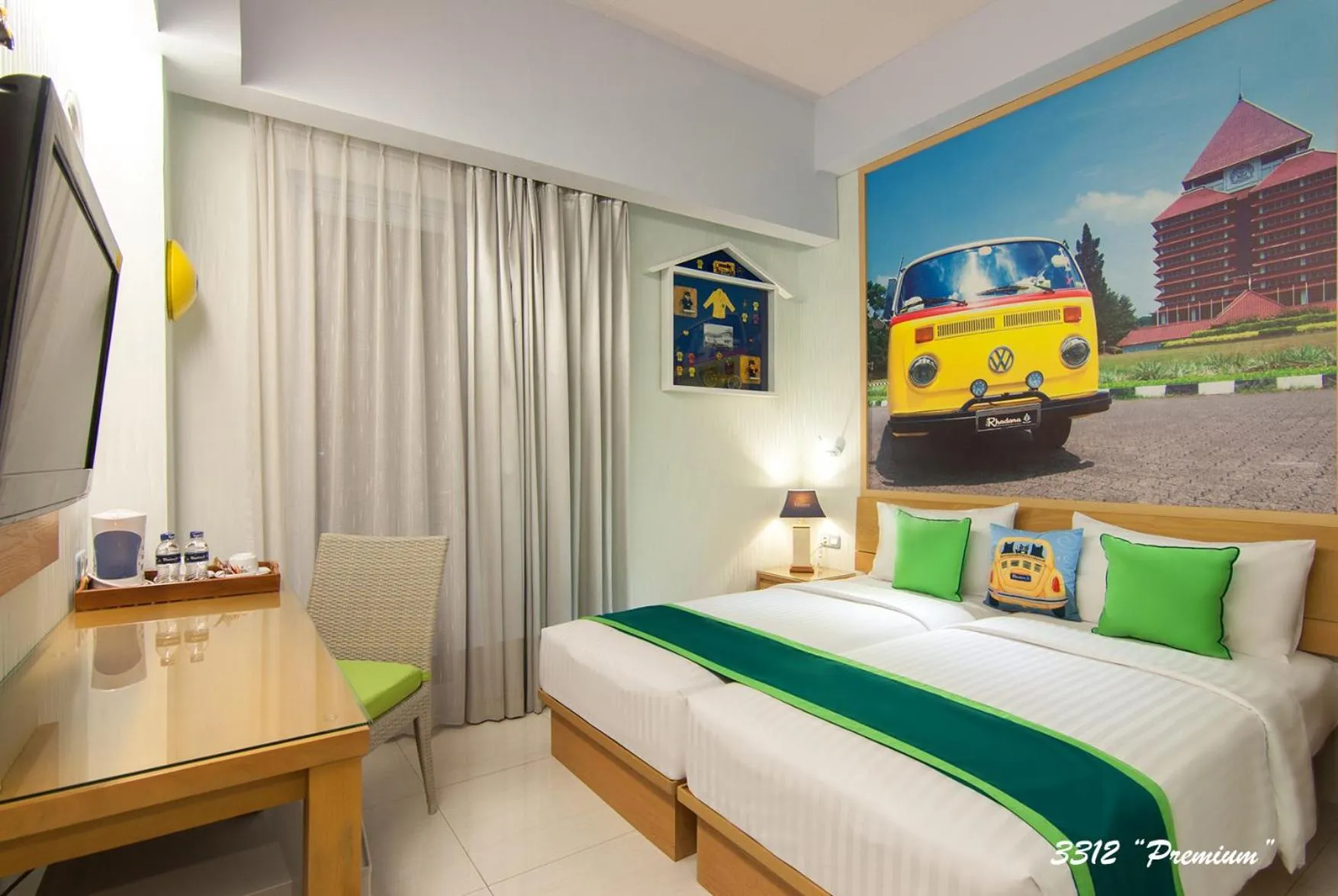 Bed in Rhadana Hotel