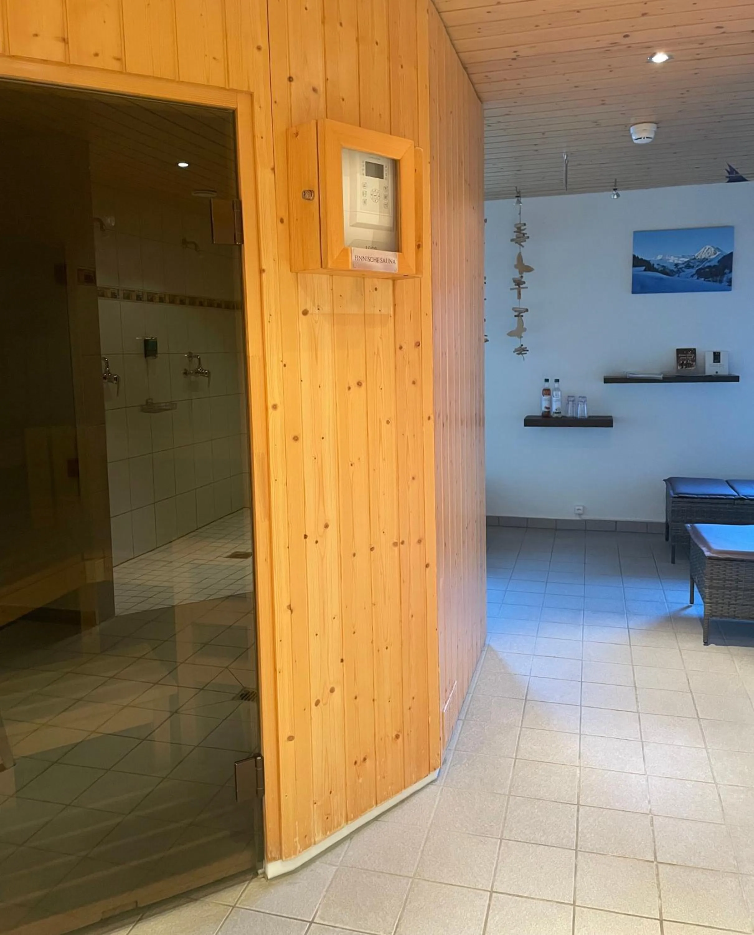 Sauna in Ferien- und Familienhotel Alpina Adelboden