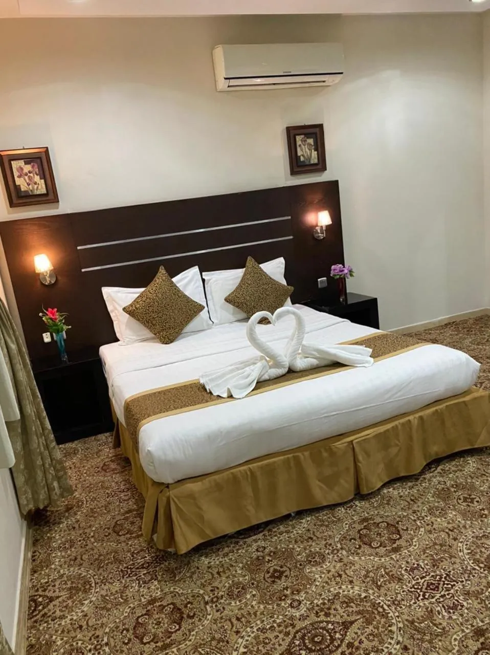 Bed in Rest Night Serviced Apartments - Al Nafal