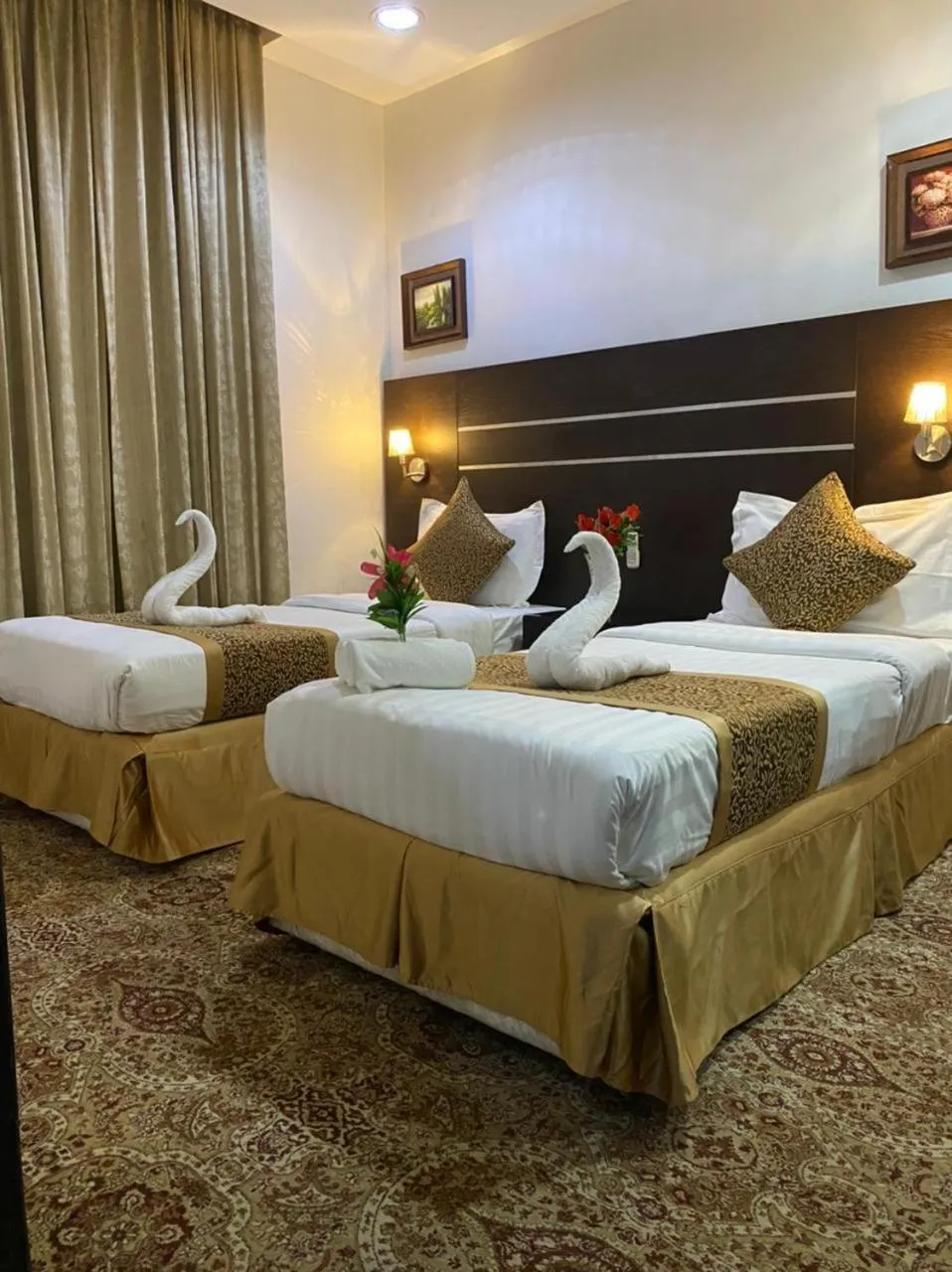 Bed in Rest Night Serviced Apartments - Al Nafal