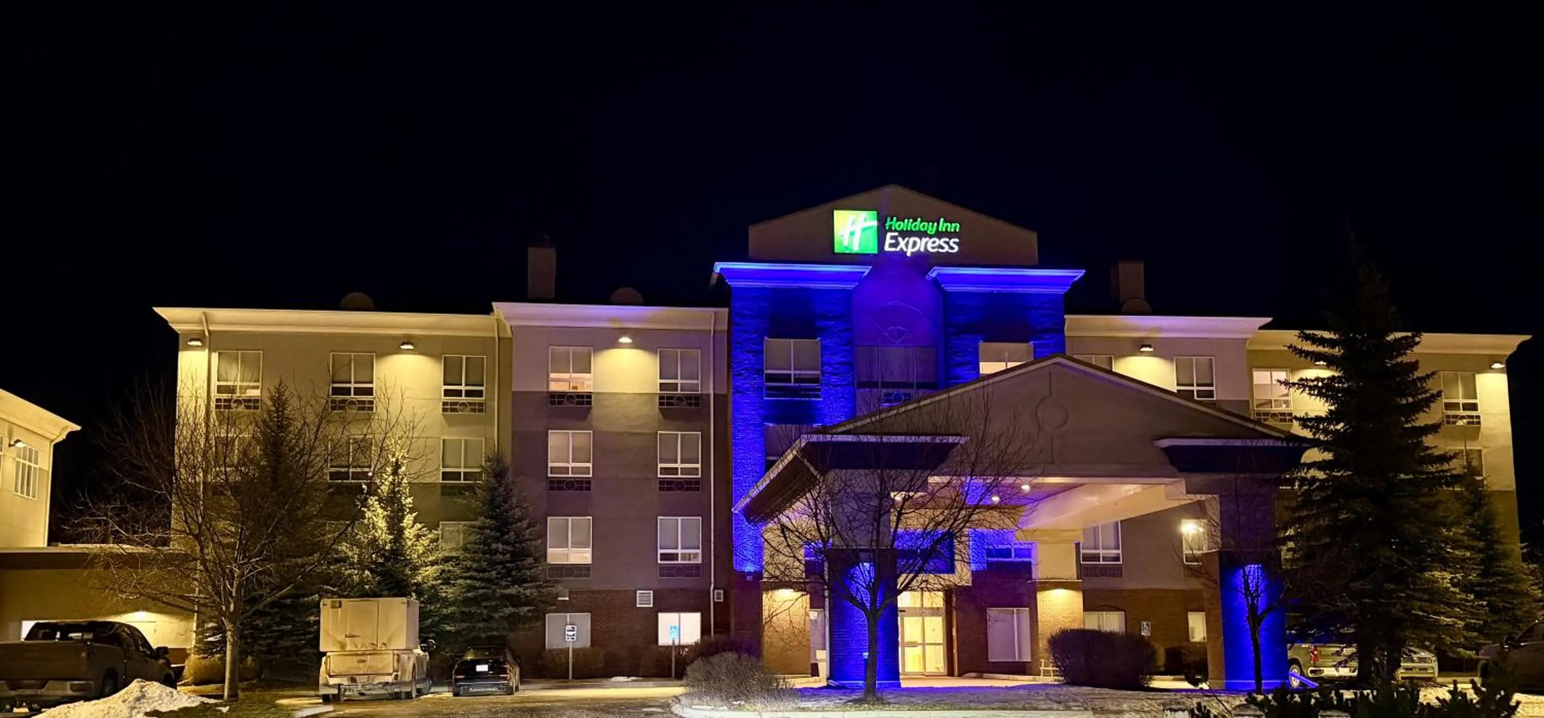 Property building in Holiday Inn Express Airdrie by IHG