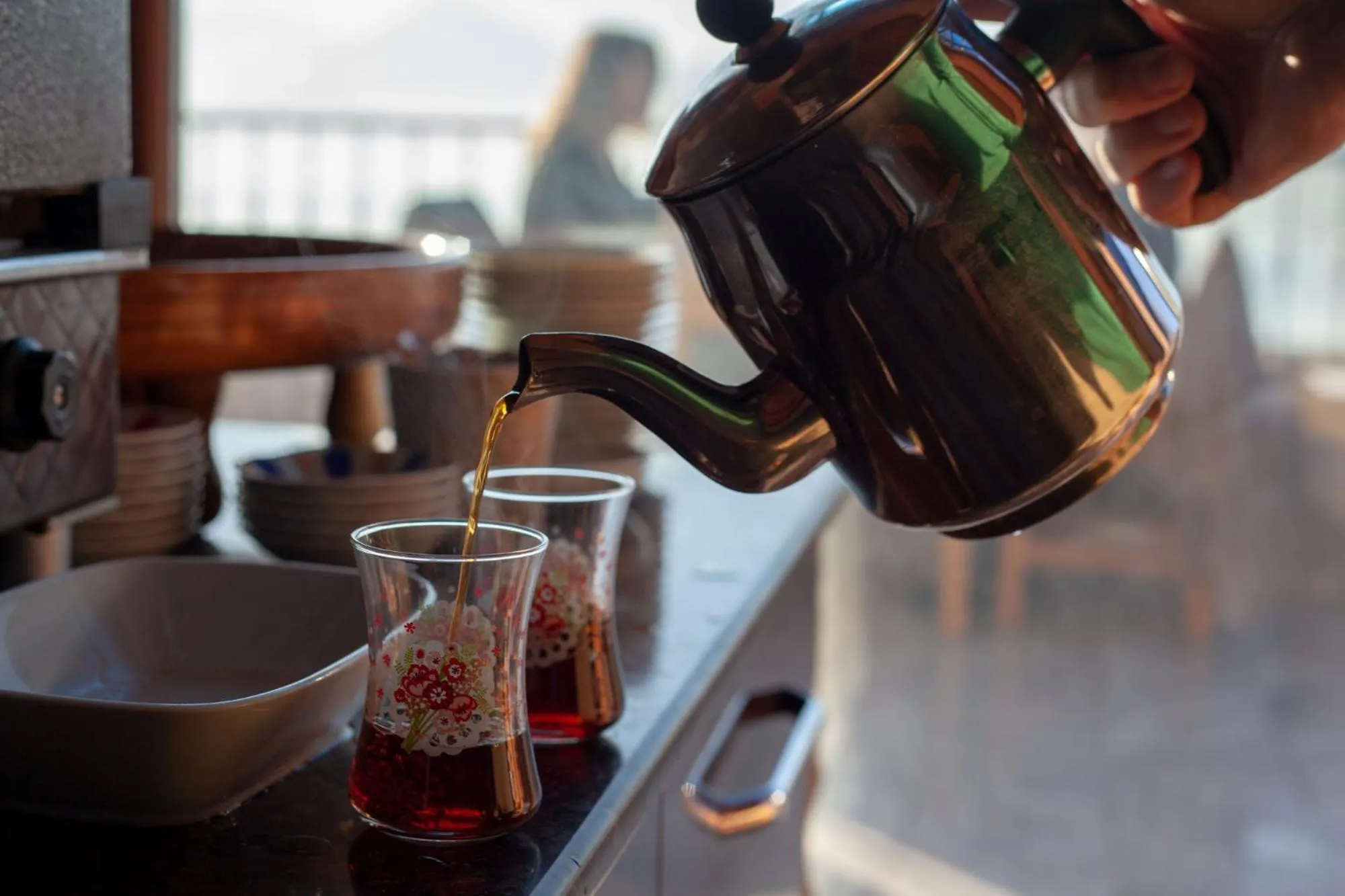 Balcony/Terrace in Fulya Pension