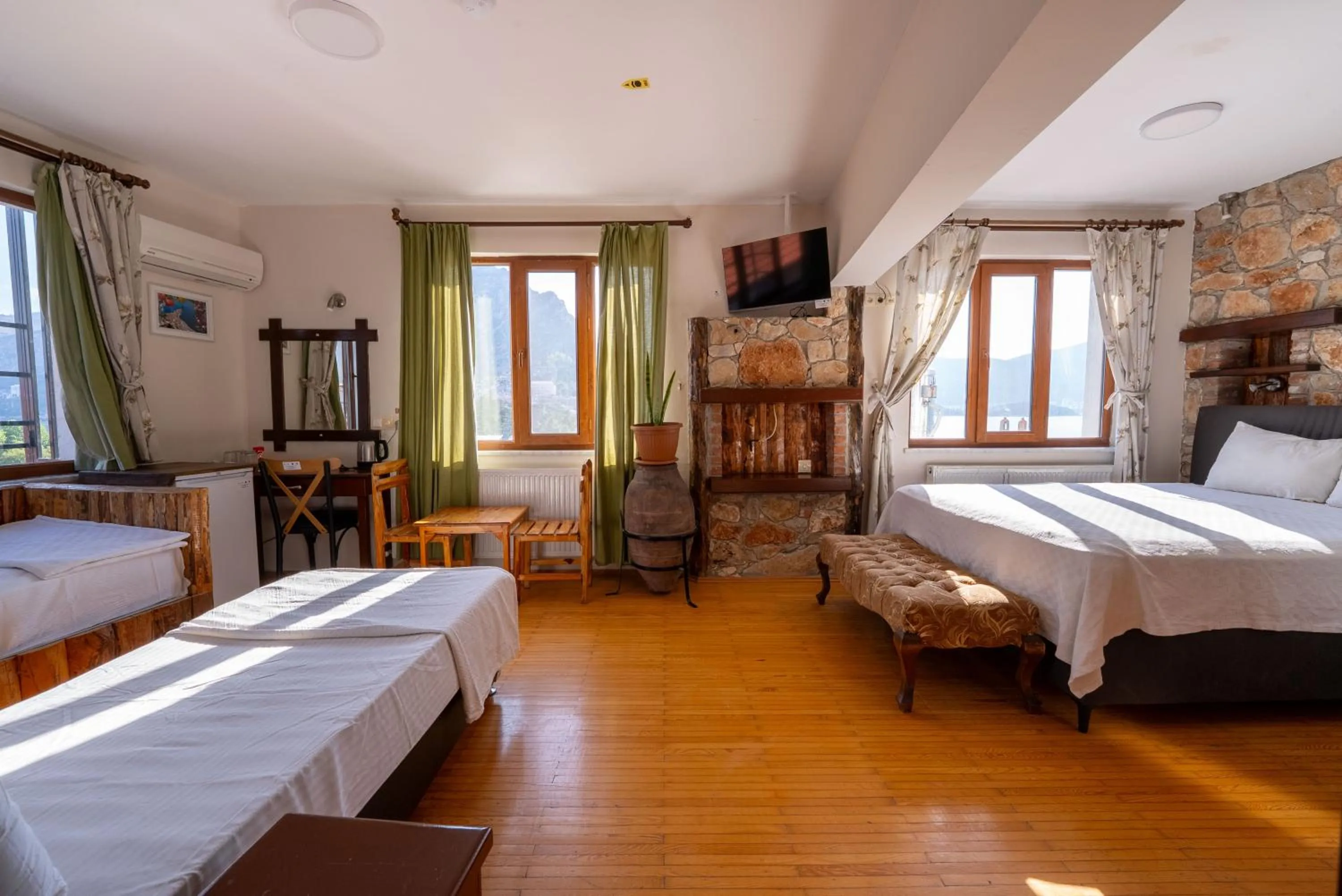 Bed in Fulya Pension