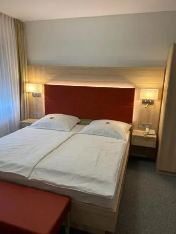 Bed in Hotel Kaiserhof