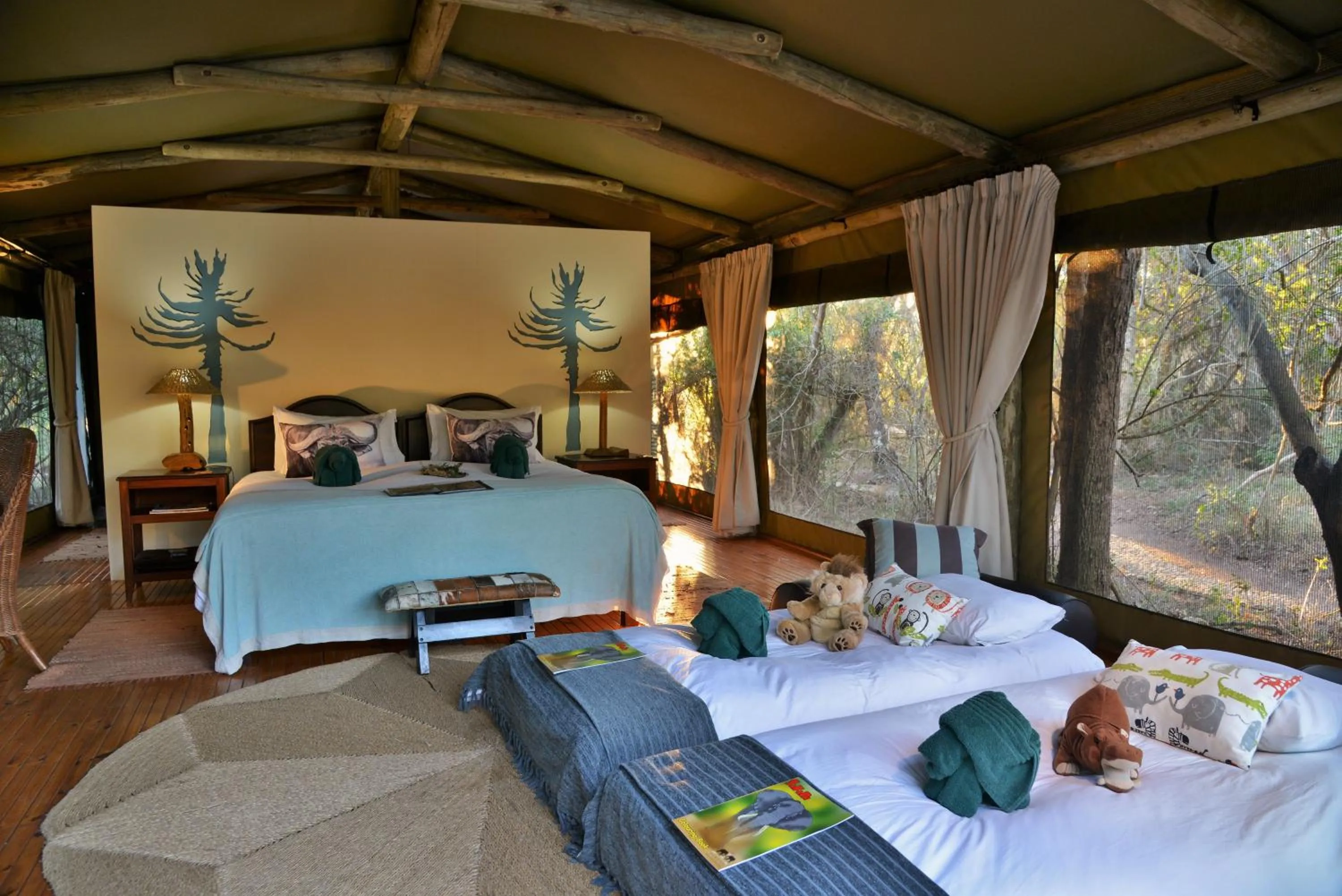 Photo of the whole room, Bed in Sibuya Game Reserve and Lodge