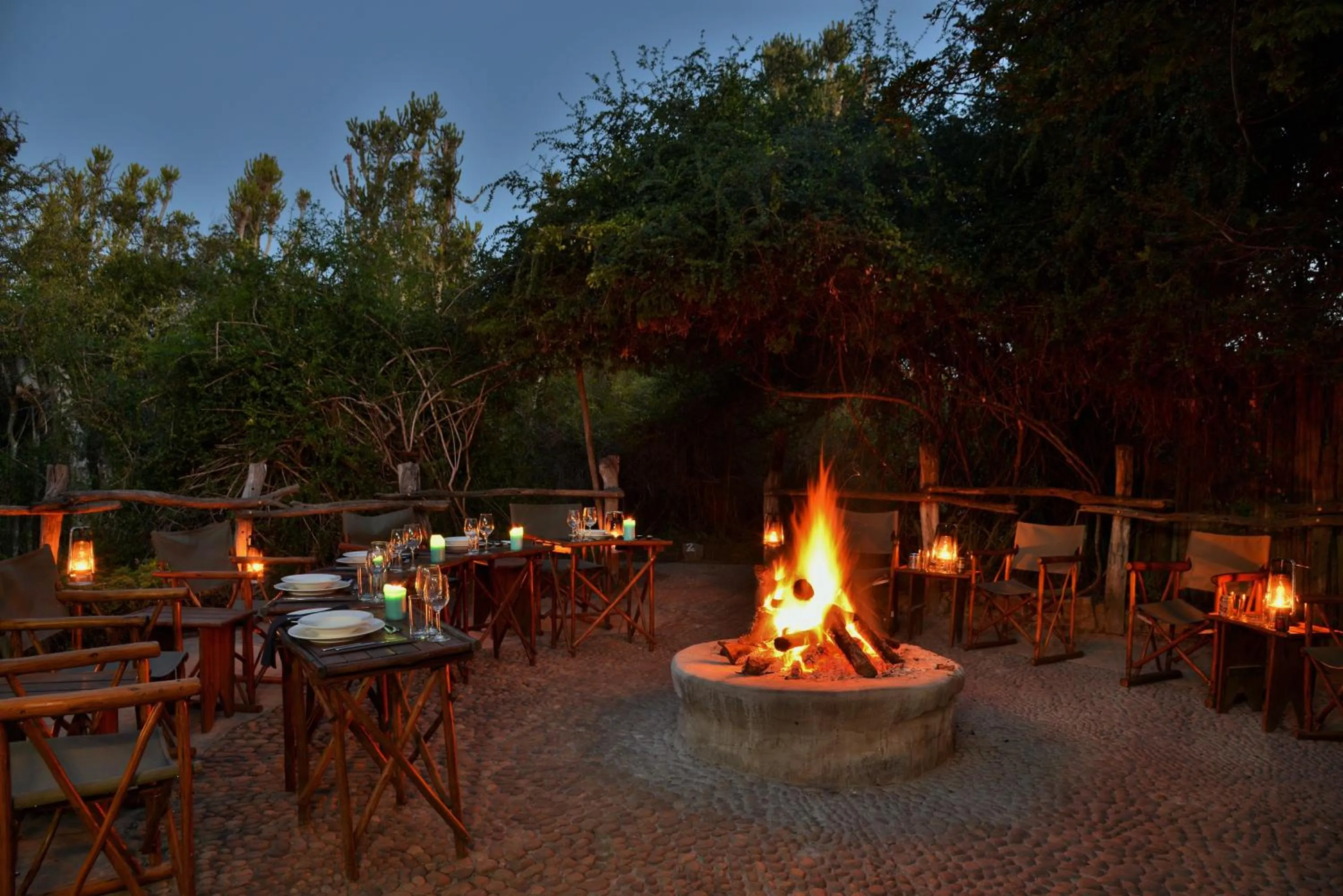BBQ facilities in Sibuya Game Reserve and Lodge