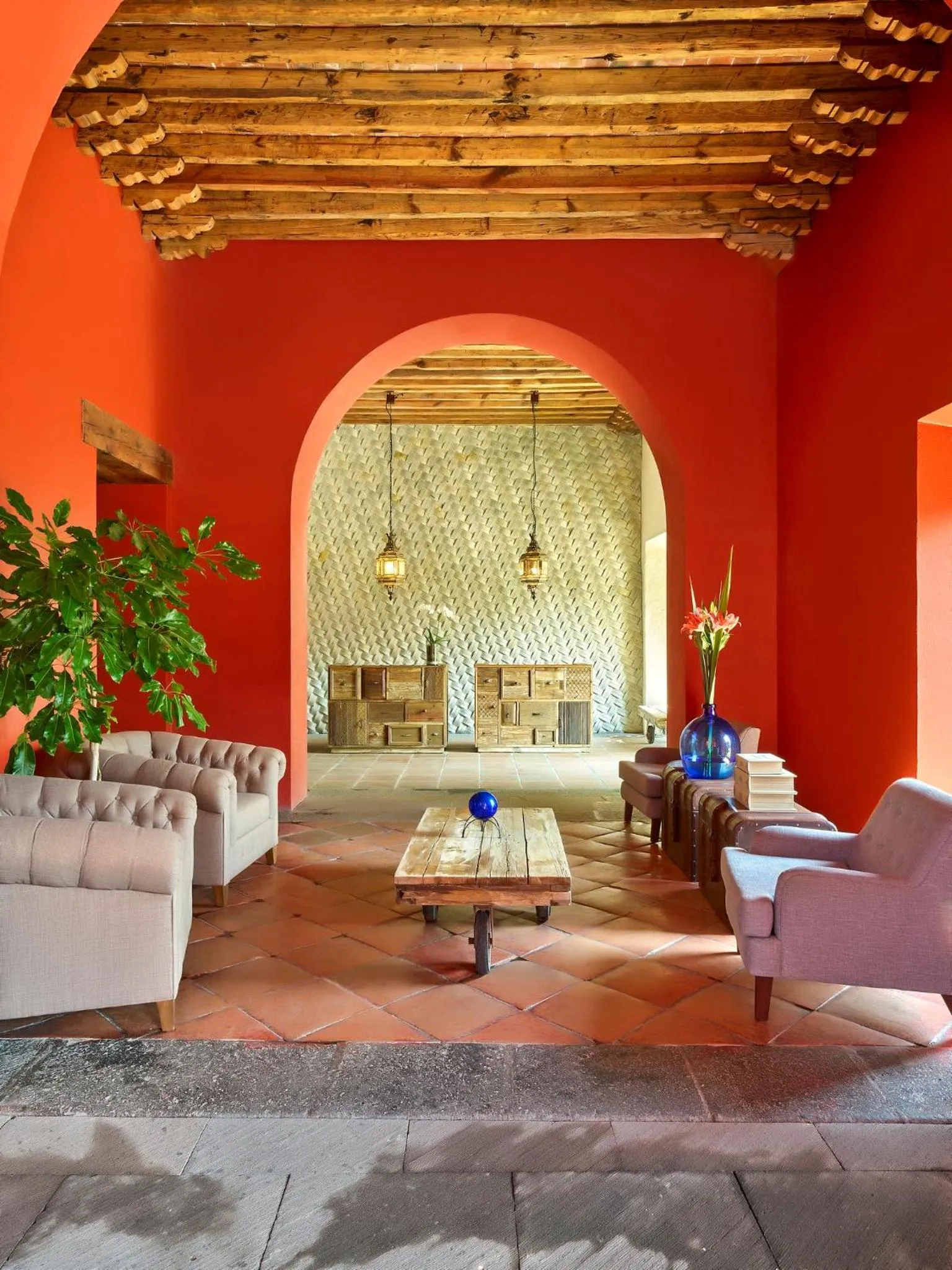 Lobby or reception in Fiesta Americana Hacienda Galindo Resort & Spa