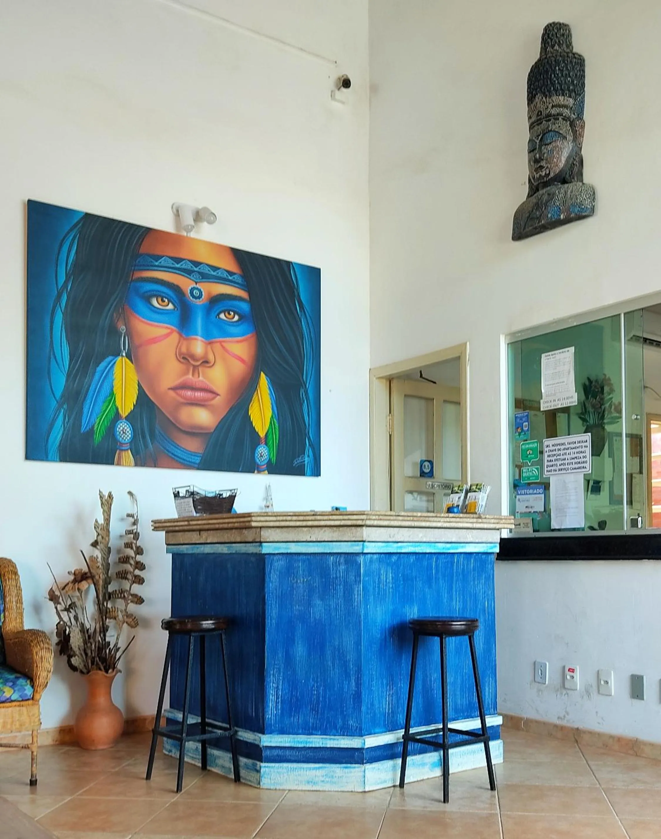 Lobby or reception in Pousada Novo Prado