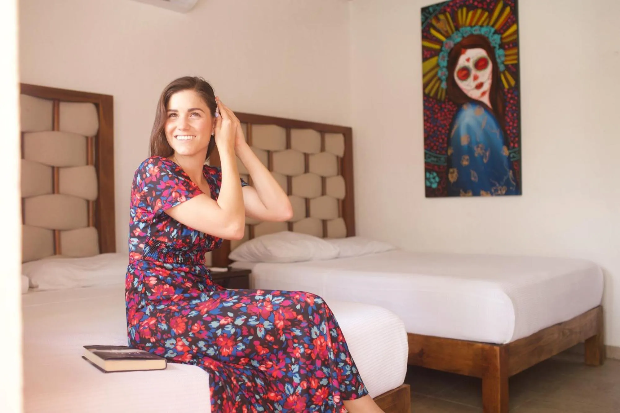 People, Bed in Kinta Kan Hotel Cozumel