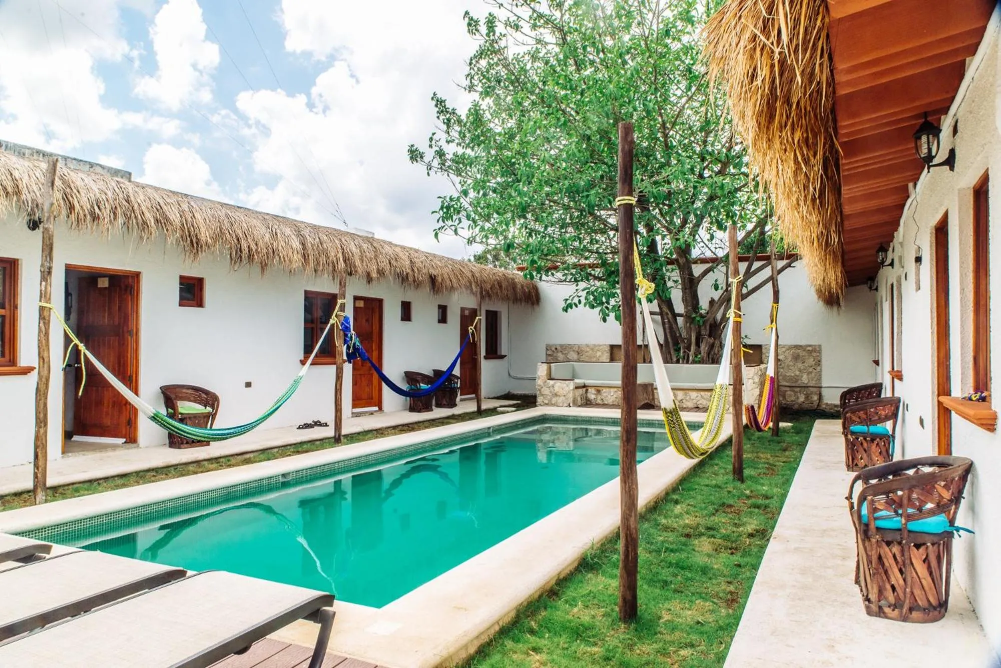 Garden view in Kinta Kan Hotel Cozumel