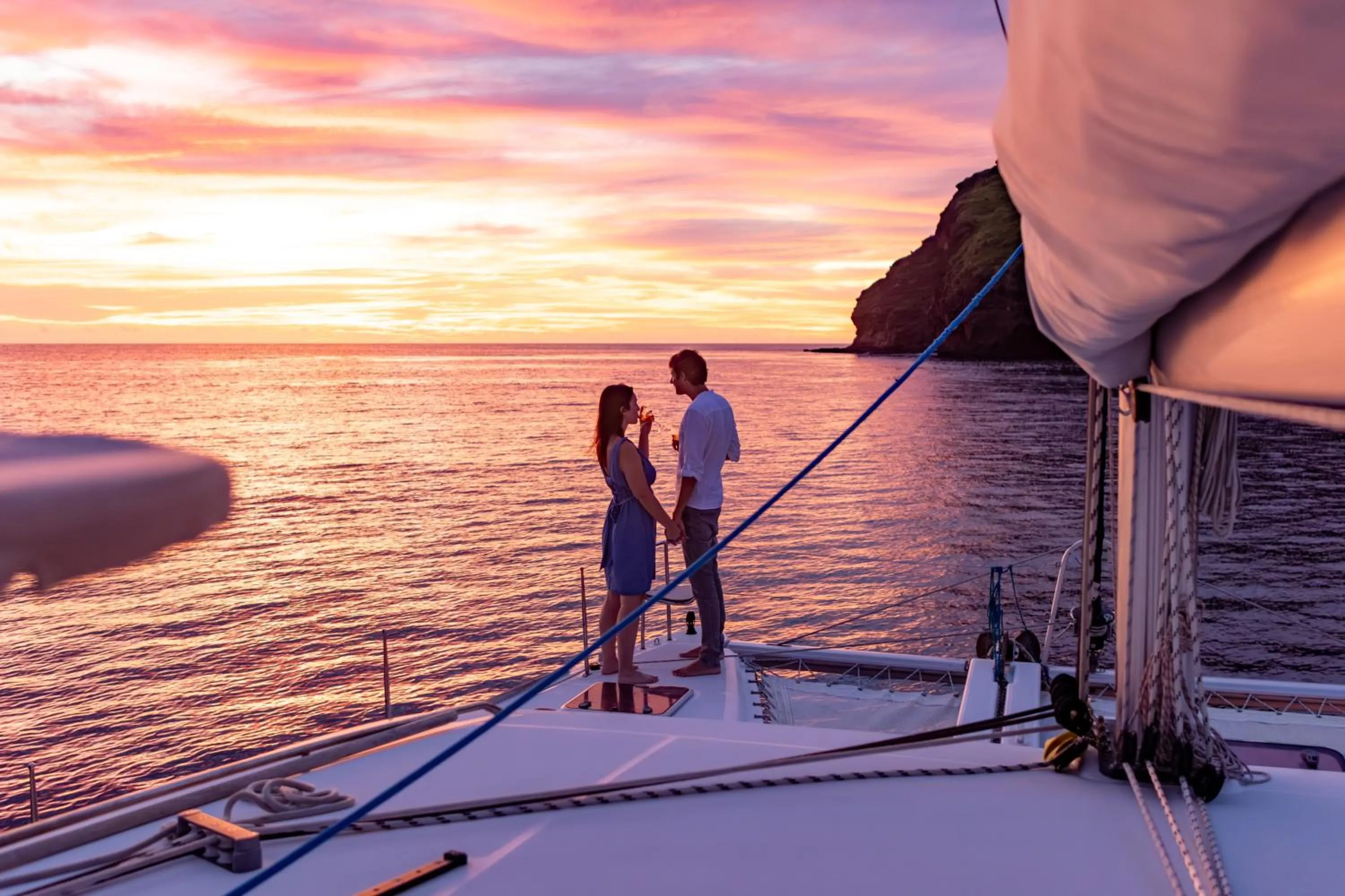 Sunset in Coin de Mire Attitude