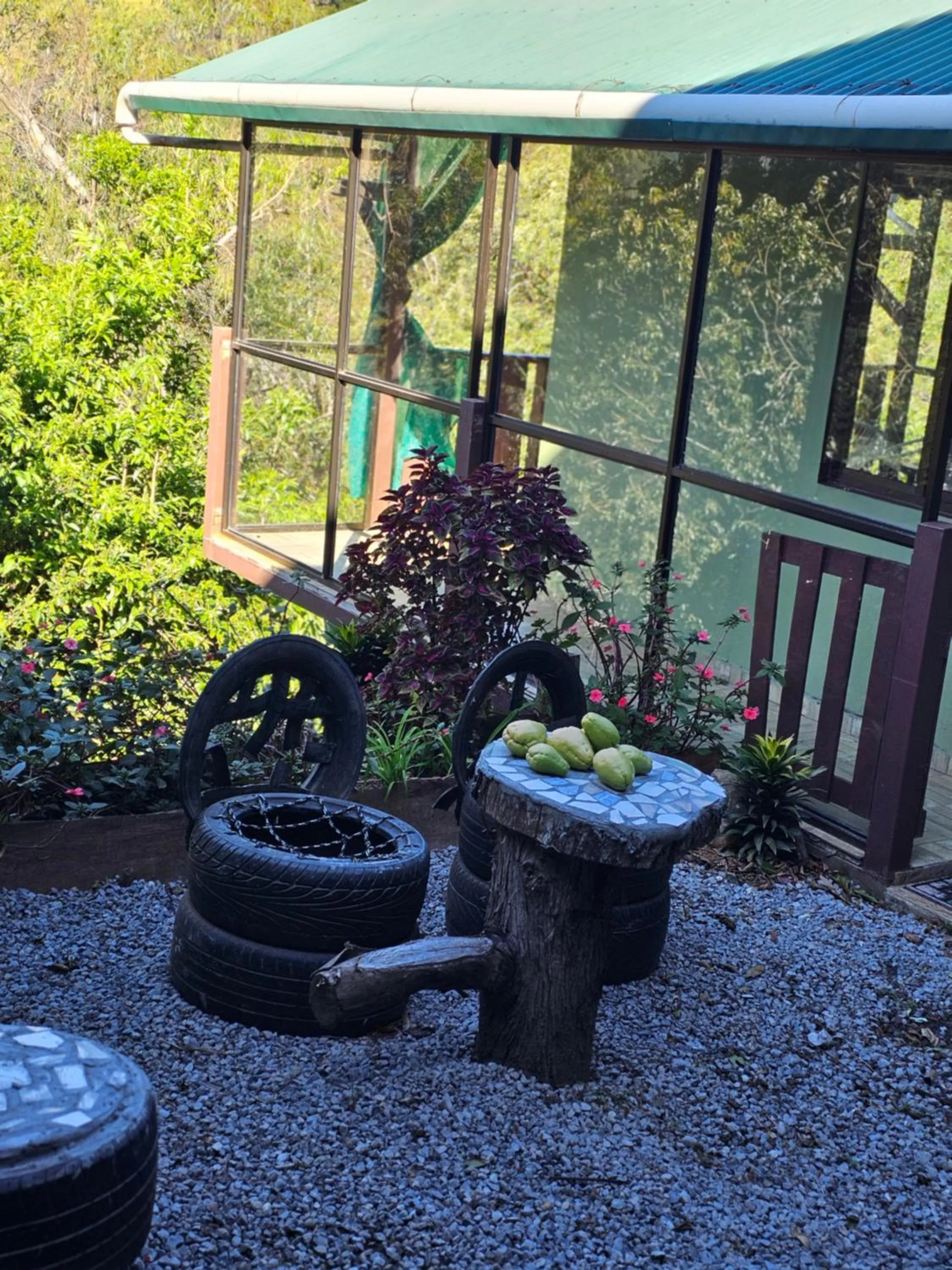 Garden view in Eco Horqueta