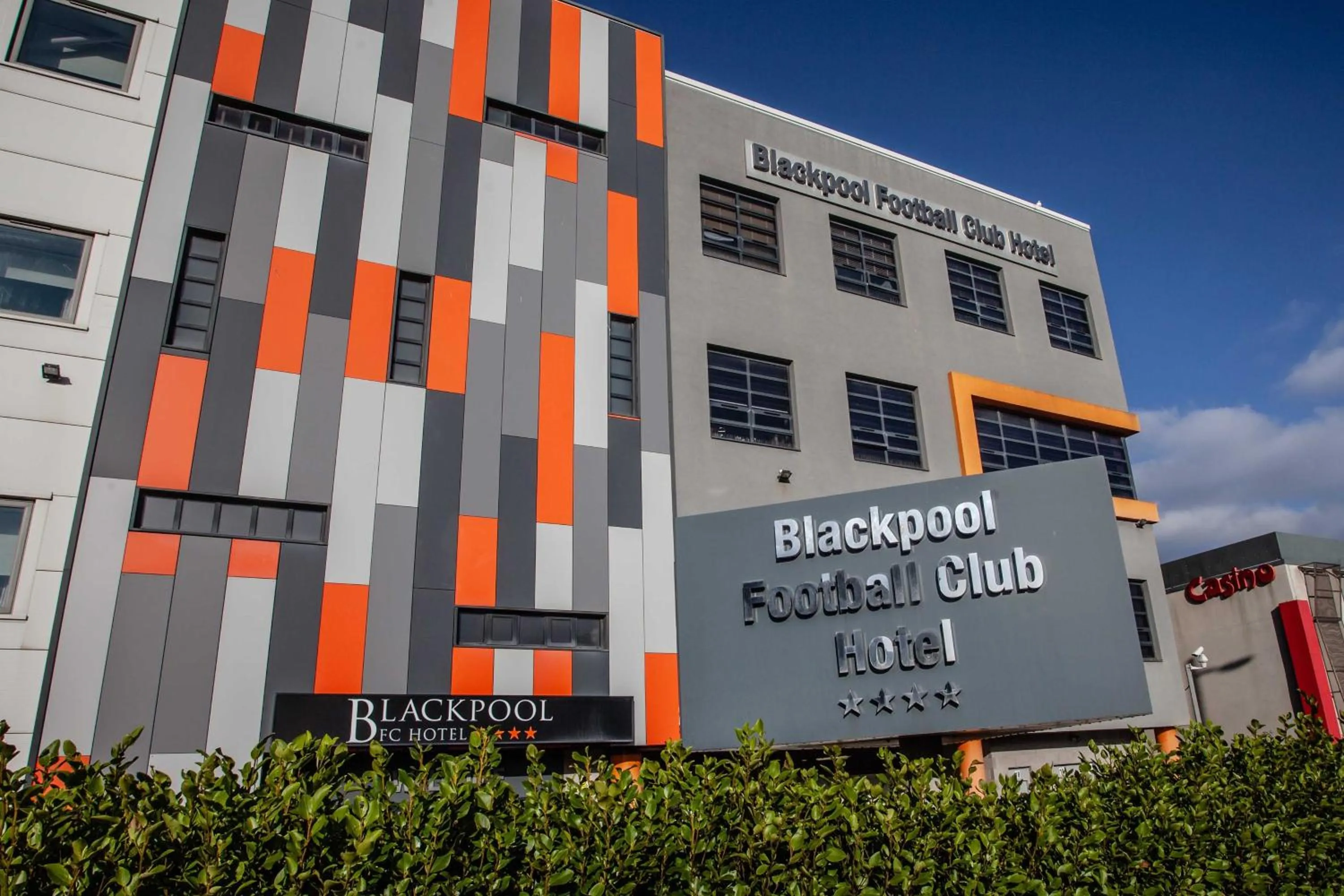 Facade/entrance in Blackpool Football Club Stadium Hotel, a member of Radisson Individuals