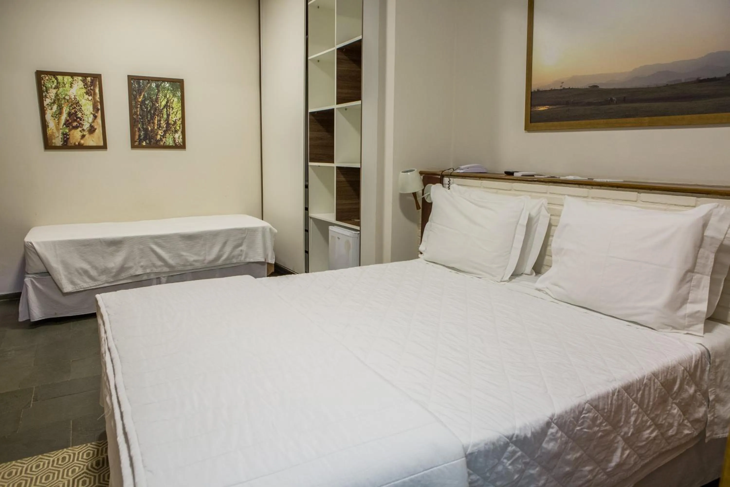 Bed in Hotel Fazenda Sete Lagos