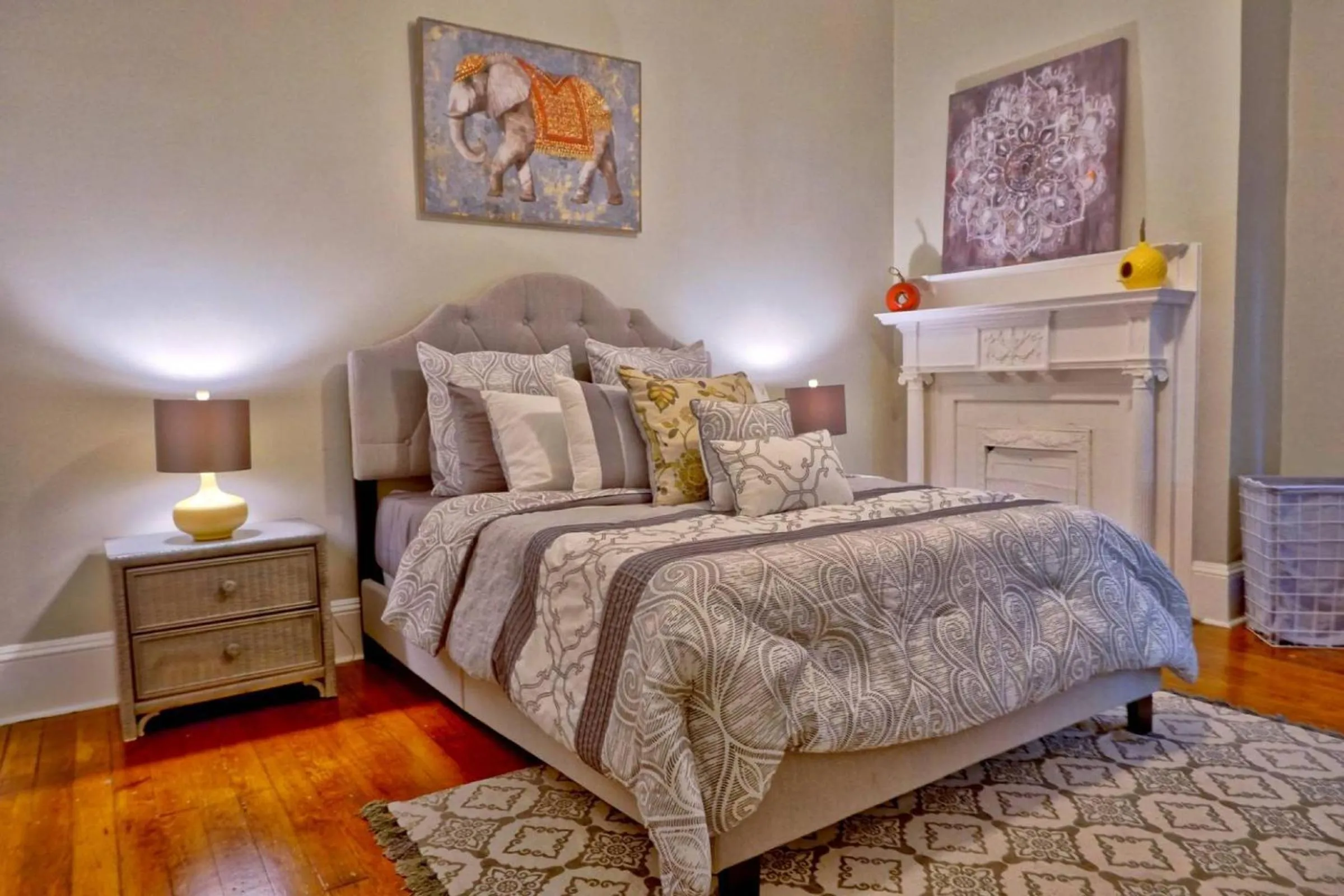 Bedroom, Bed in Beautiful 6 Bed, 5 Bath Historic Savannah Home