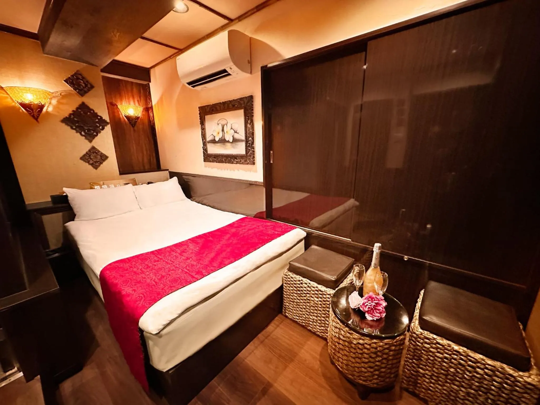 Bed in Hotel Gran Bali Resort