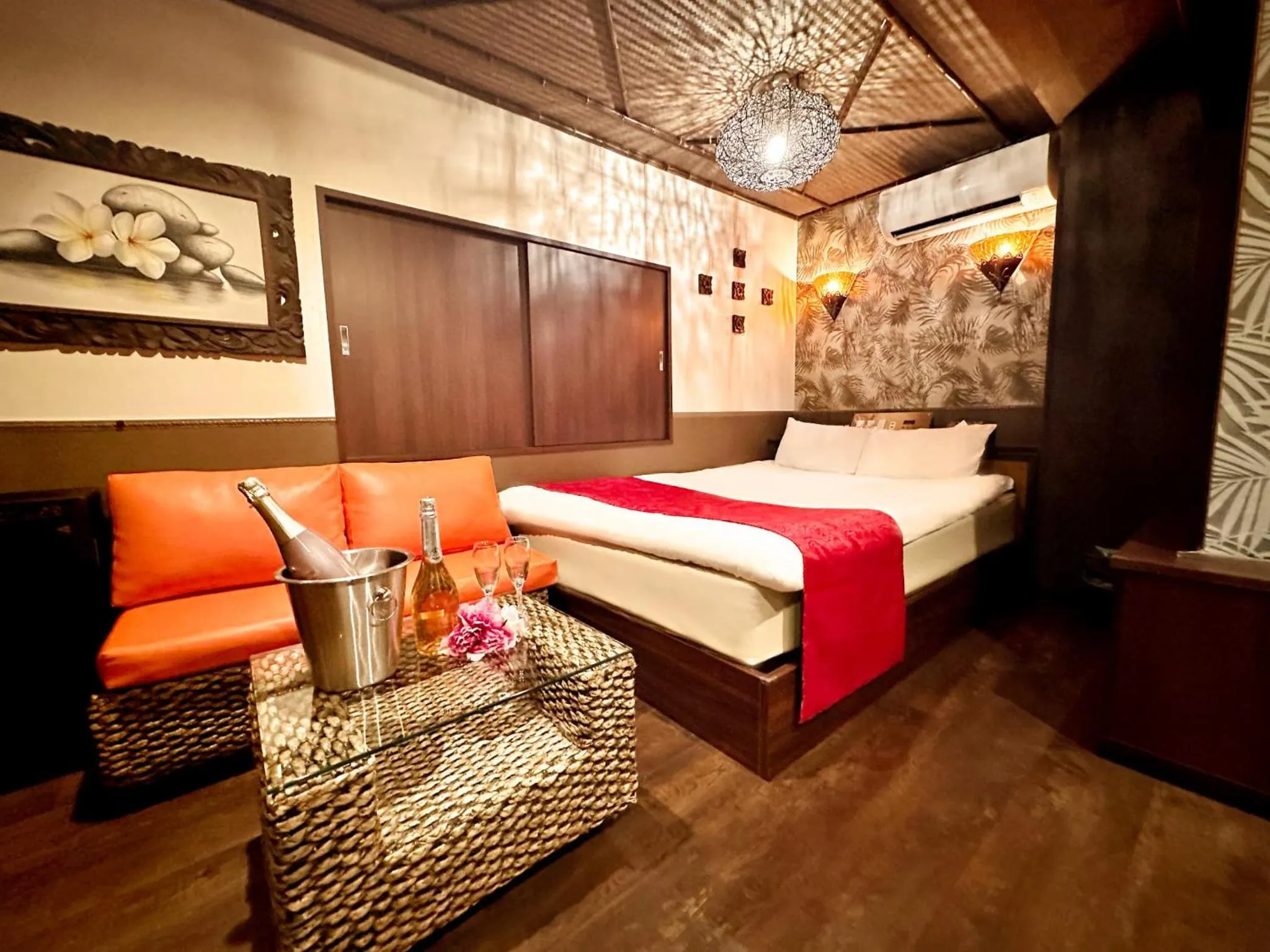 Bed in Hotel Gran Bali Resort