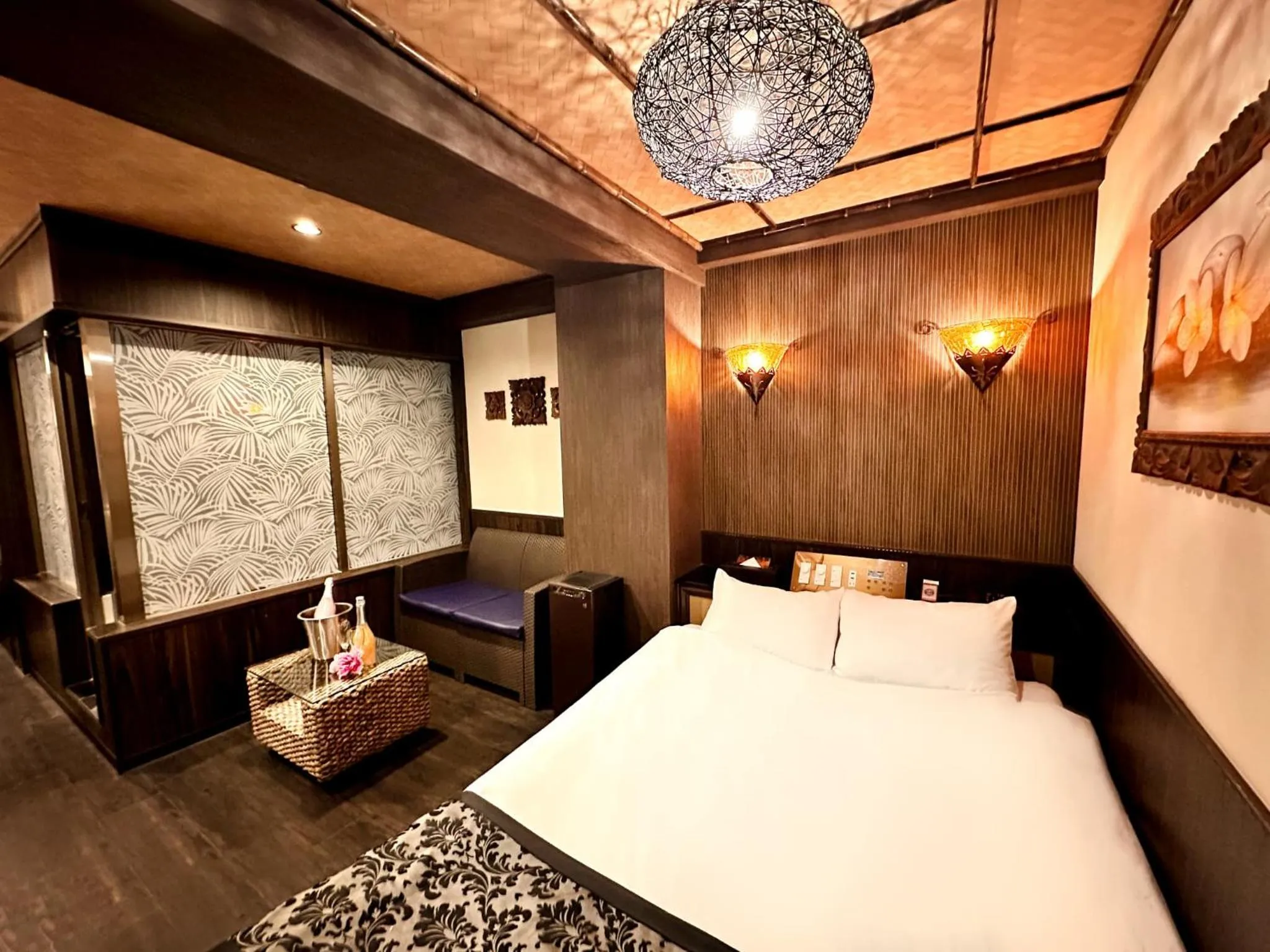 Bed in Hotel Gran Bali Resort