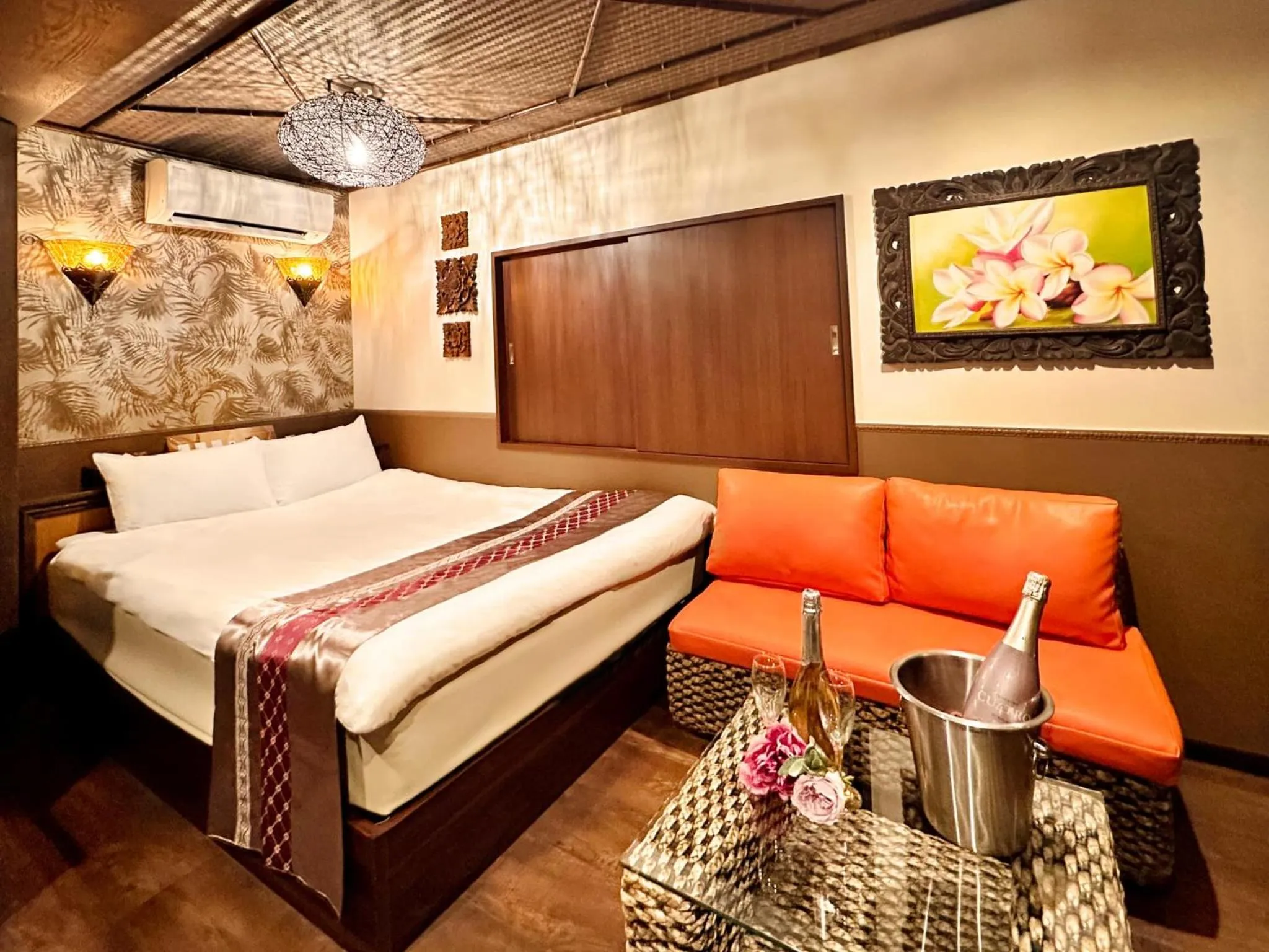 Bed in Hotel Gran Bali Resort