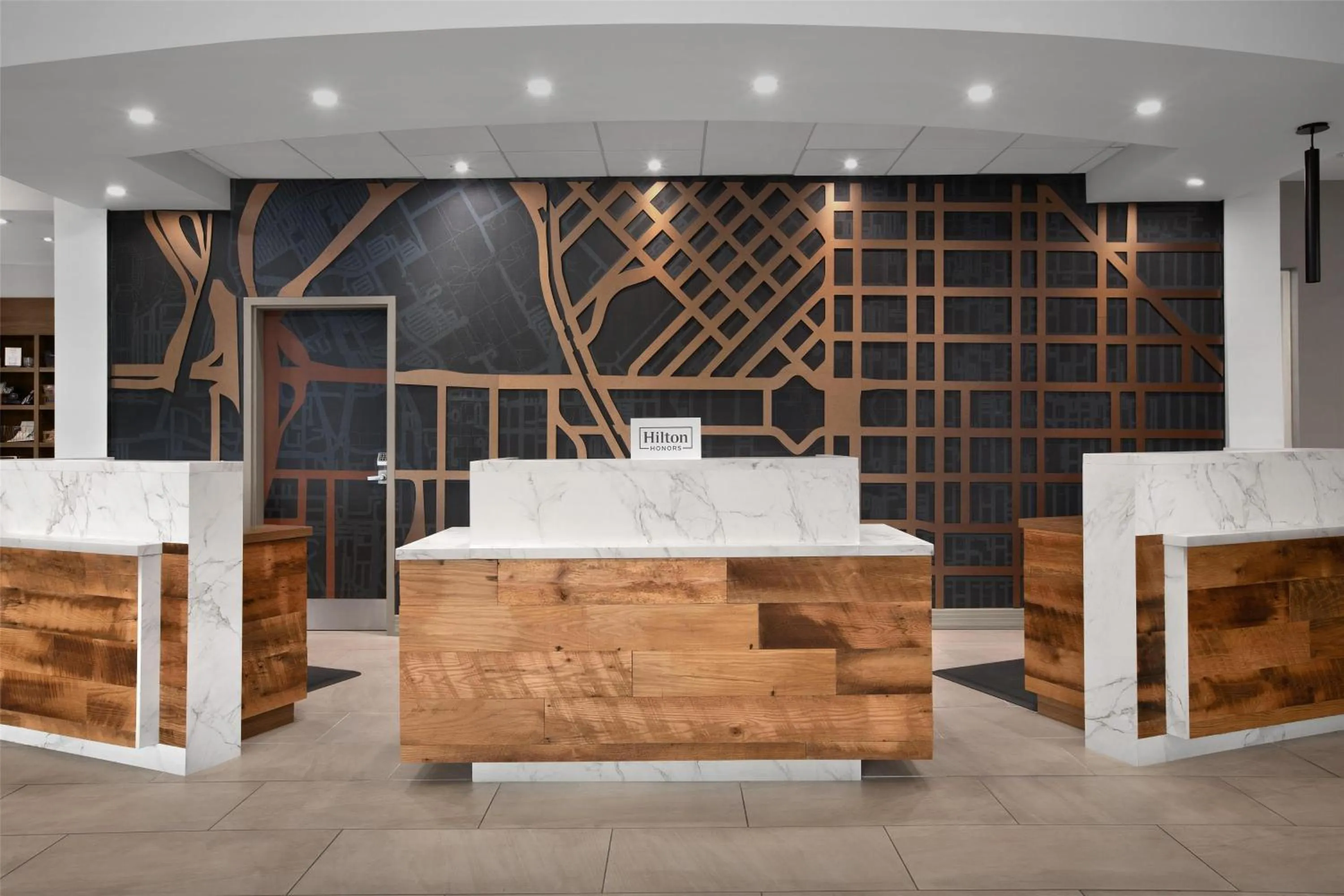 Lobby or reception in Hilton Garden Inn Denver Downtown