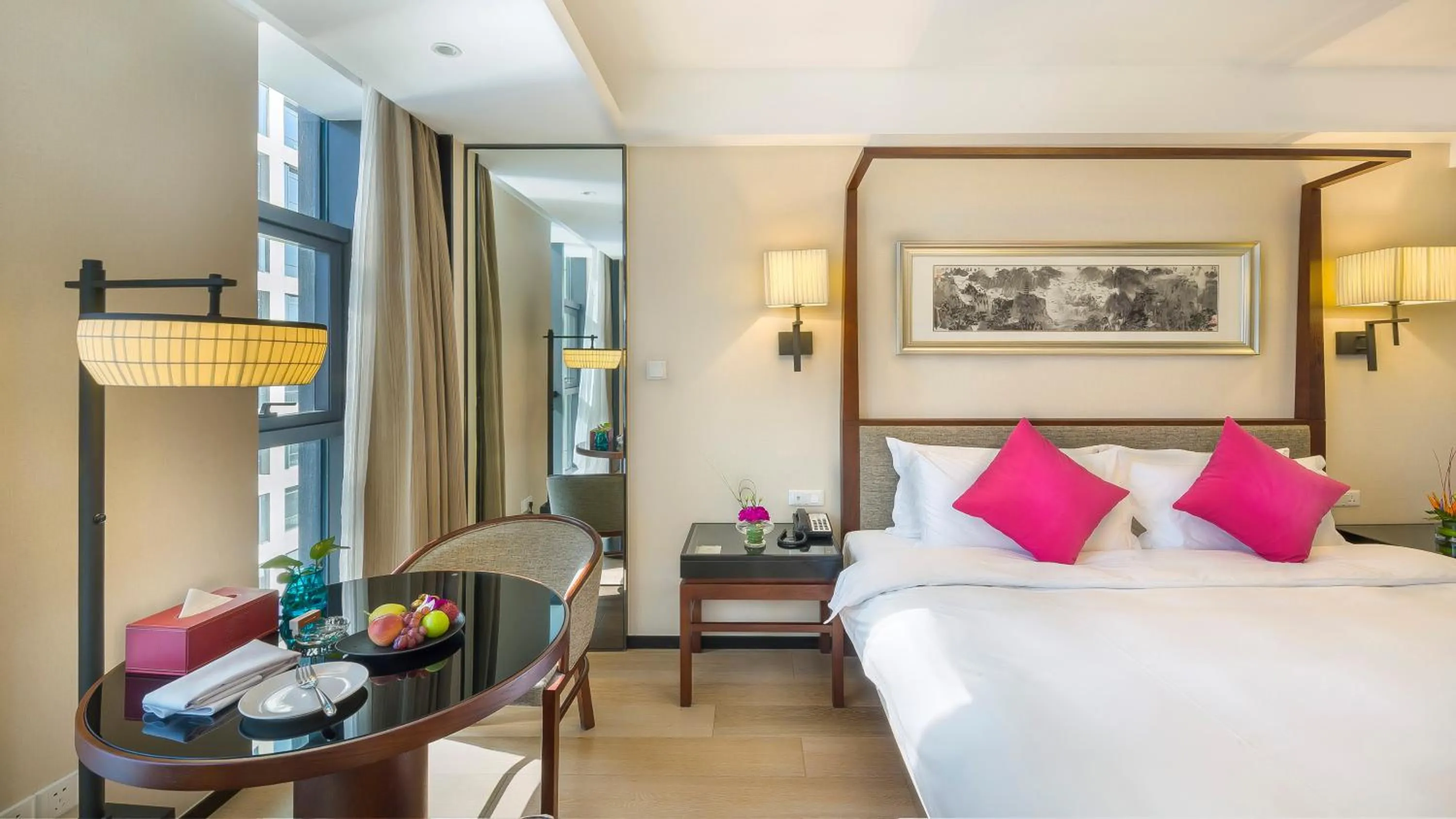 Bed in SSAW Boutique Hotel Ningbo CBD - Family Friendly & Business Travel