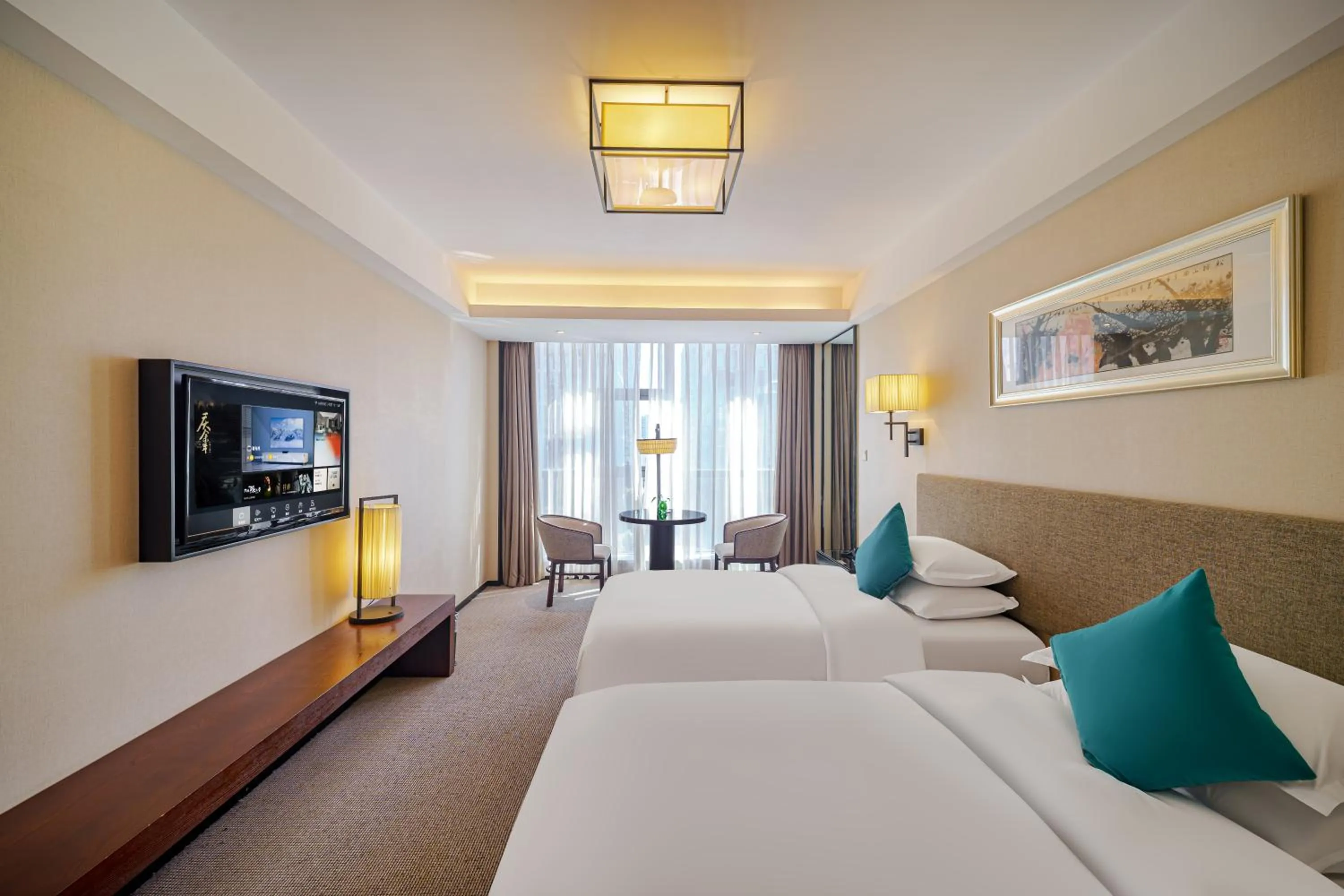 Photo of the whole room, Bed in SSAW Boutique Hotel Ningbo CBD - Family Friendly & Business Travel