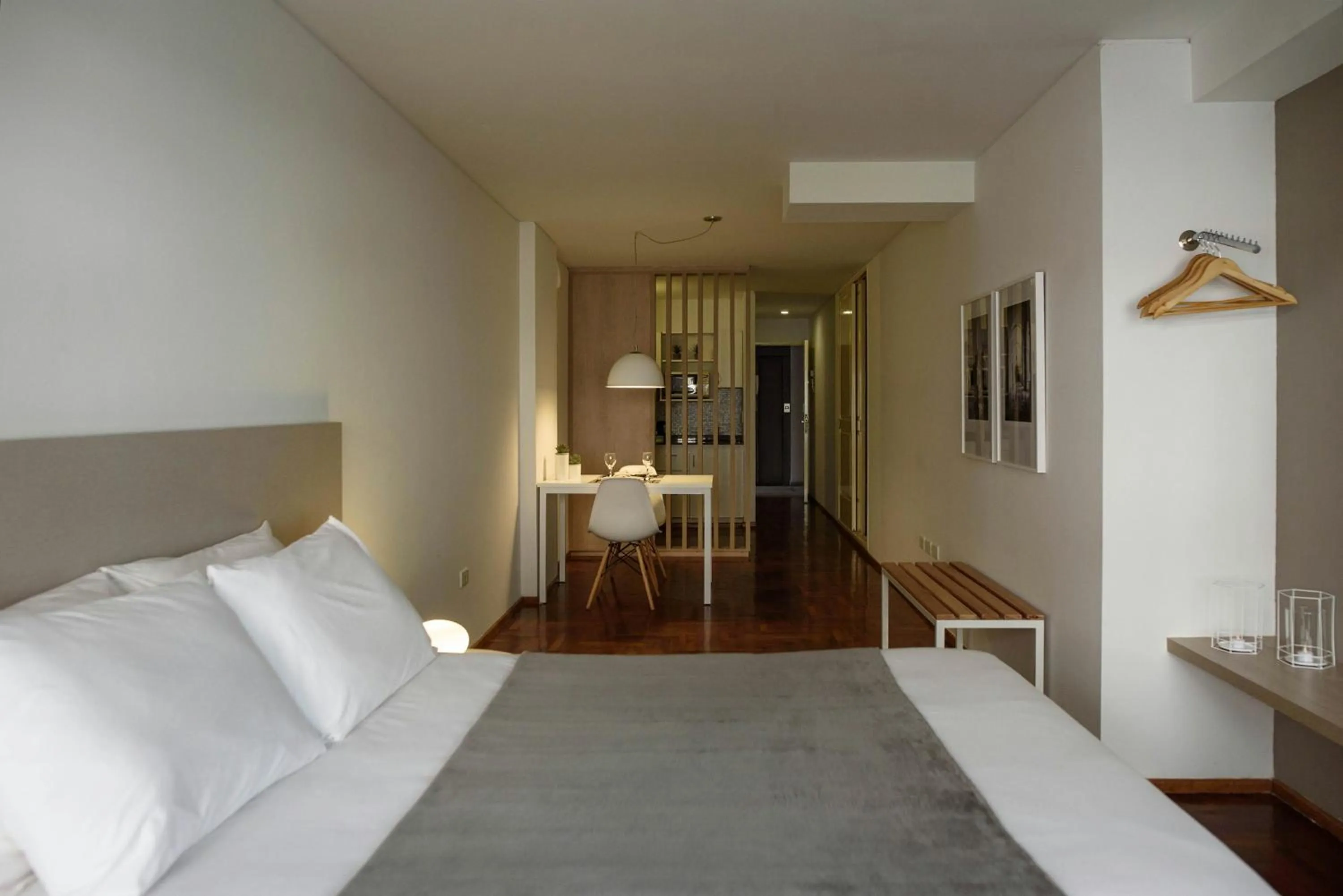 Living room, Bed in Departamentos Lugar