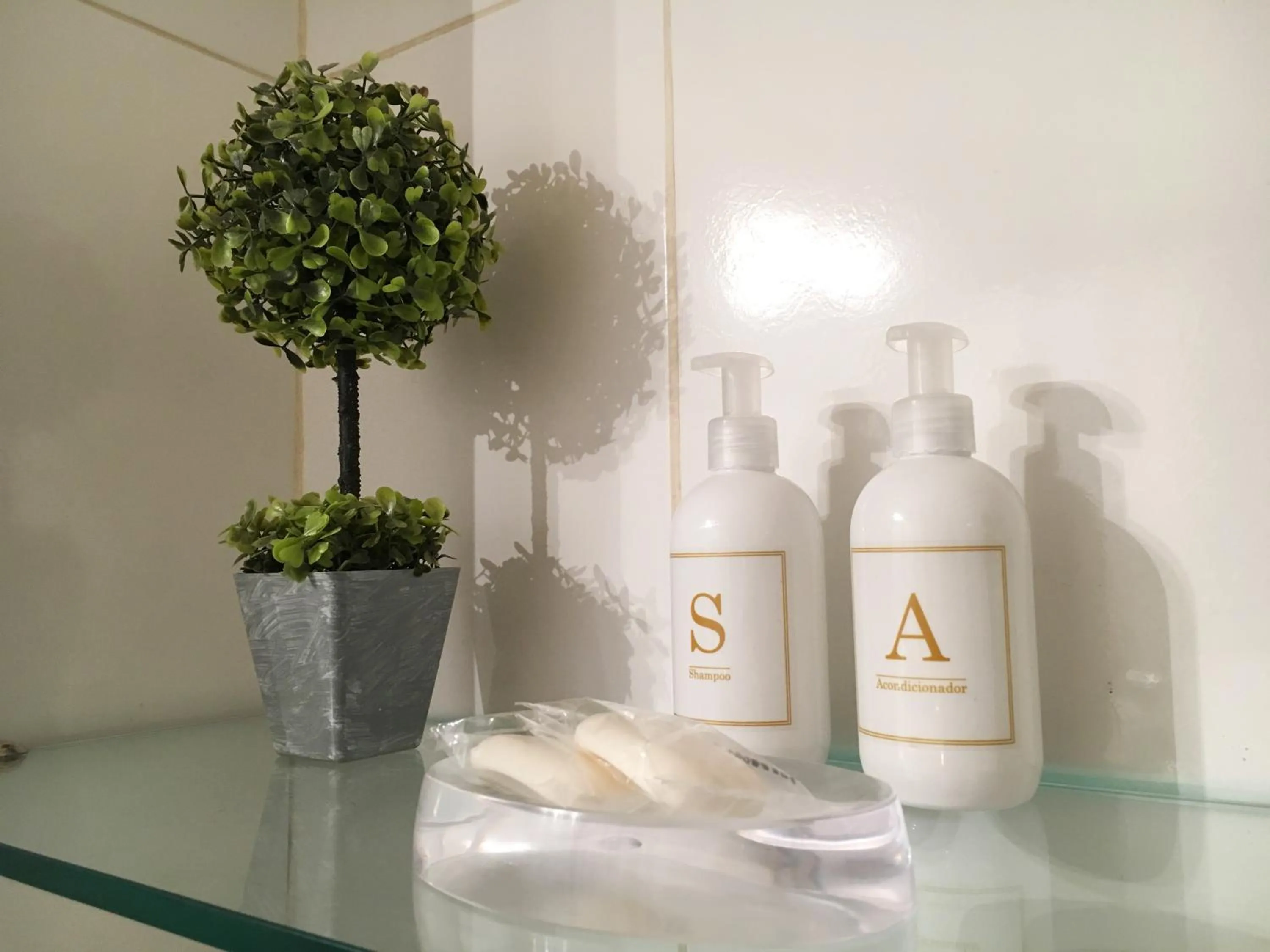 Bathroom in Departamentos Lugar