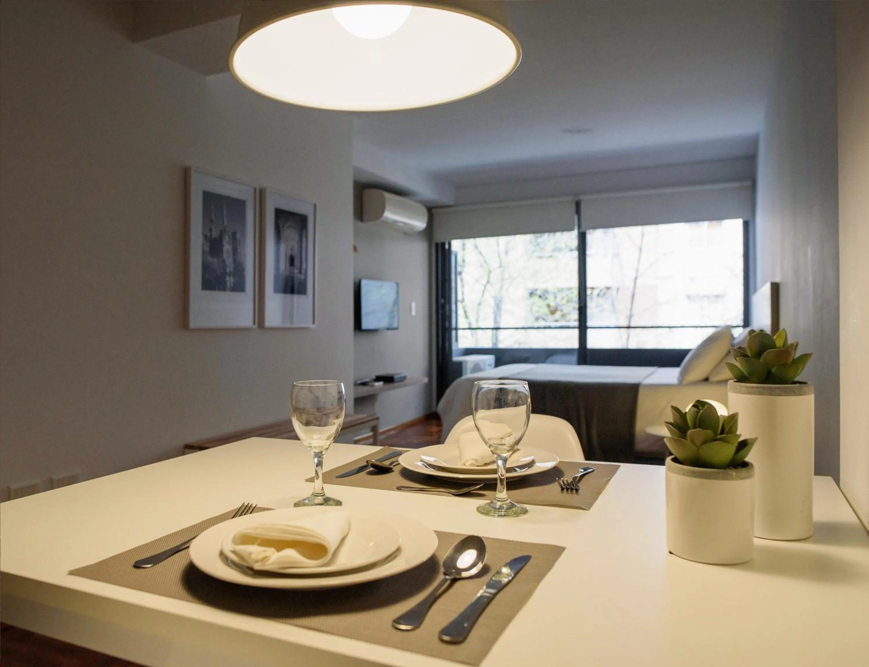 Dining area in Departamentos Lugar