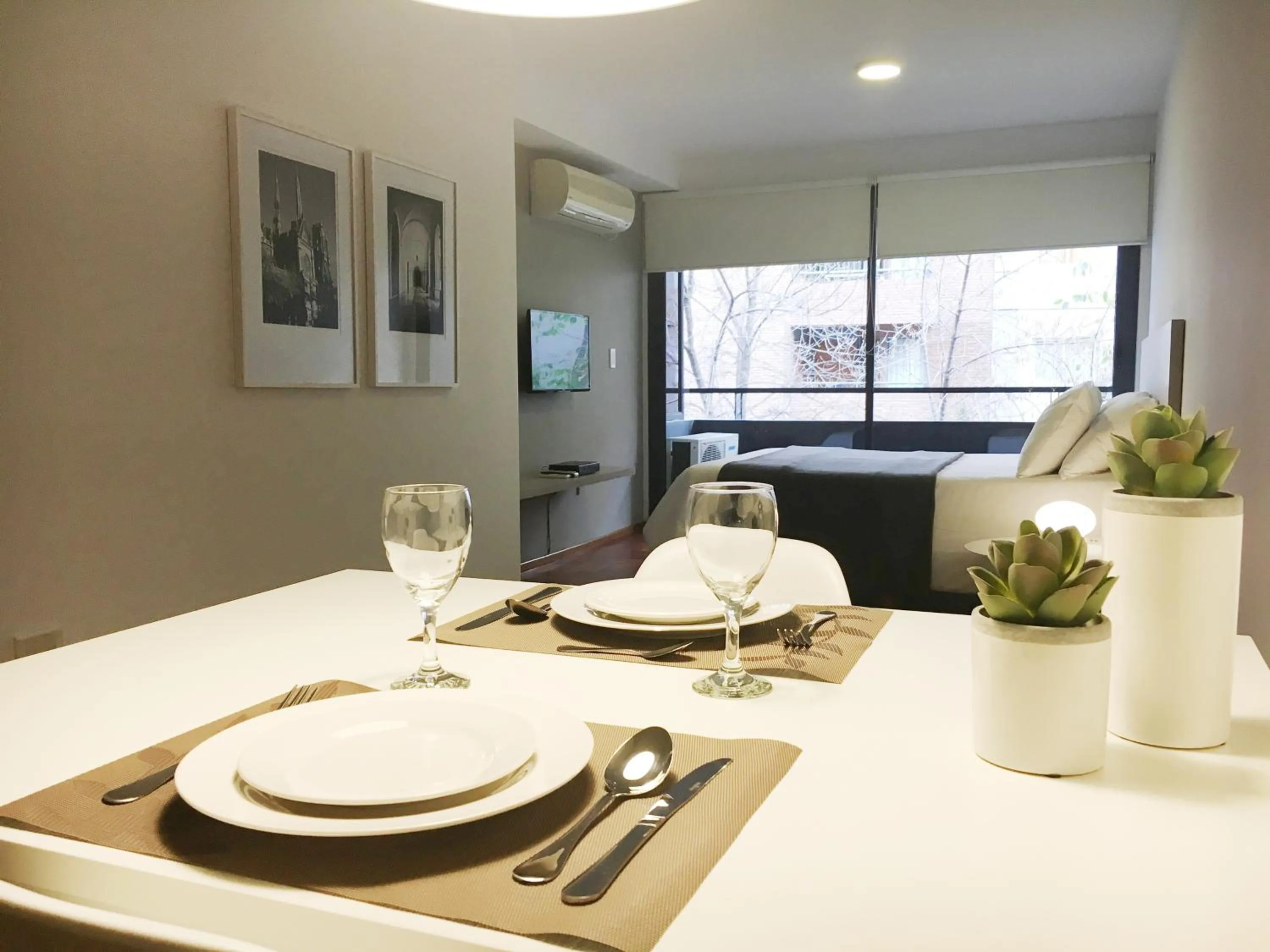 Dining area in Departamentos Lugar