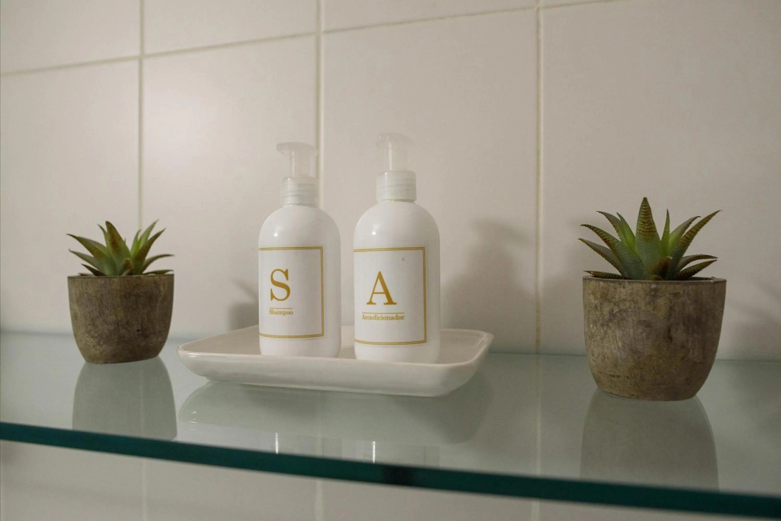 Bathroom in Departamentos Lugar