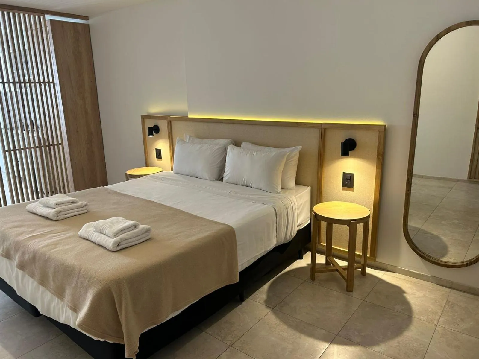 Bedroom, Bed in Departamentos Lugar